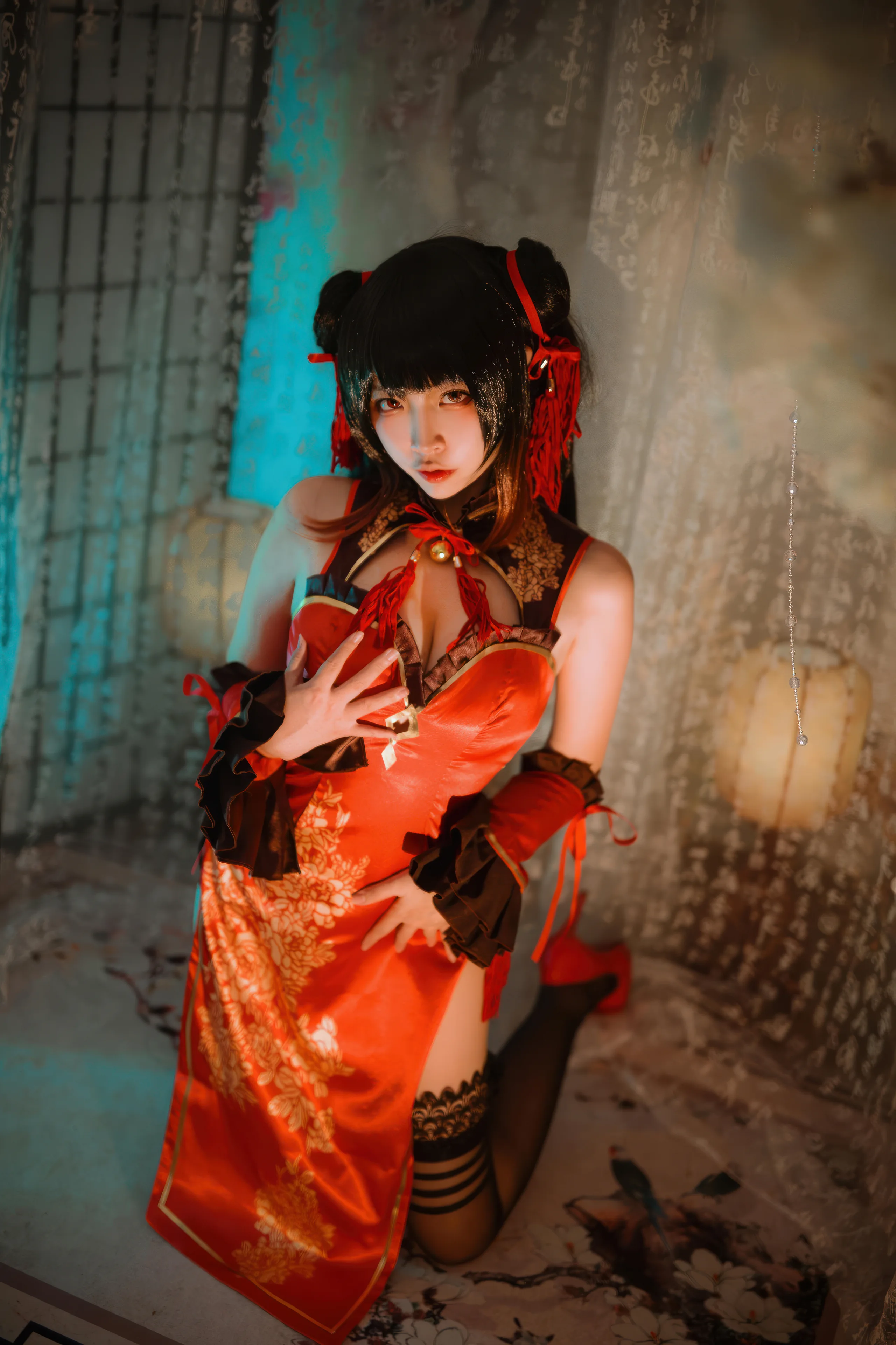 二佐Nisa 时崎狂三 新春旗袍 15P - 第11张写真大图