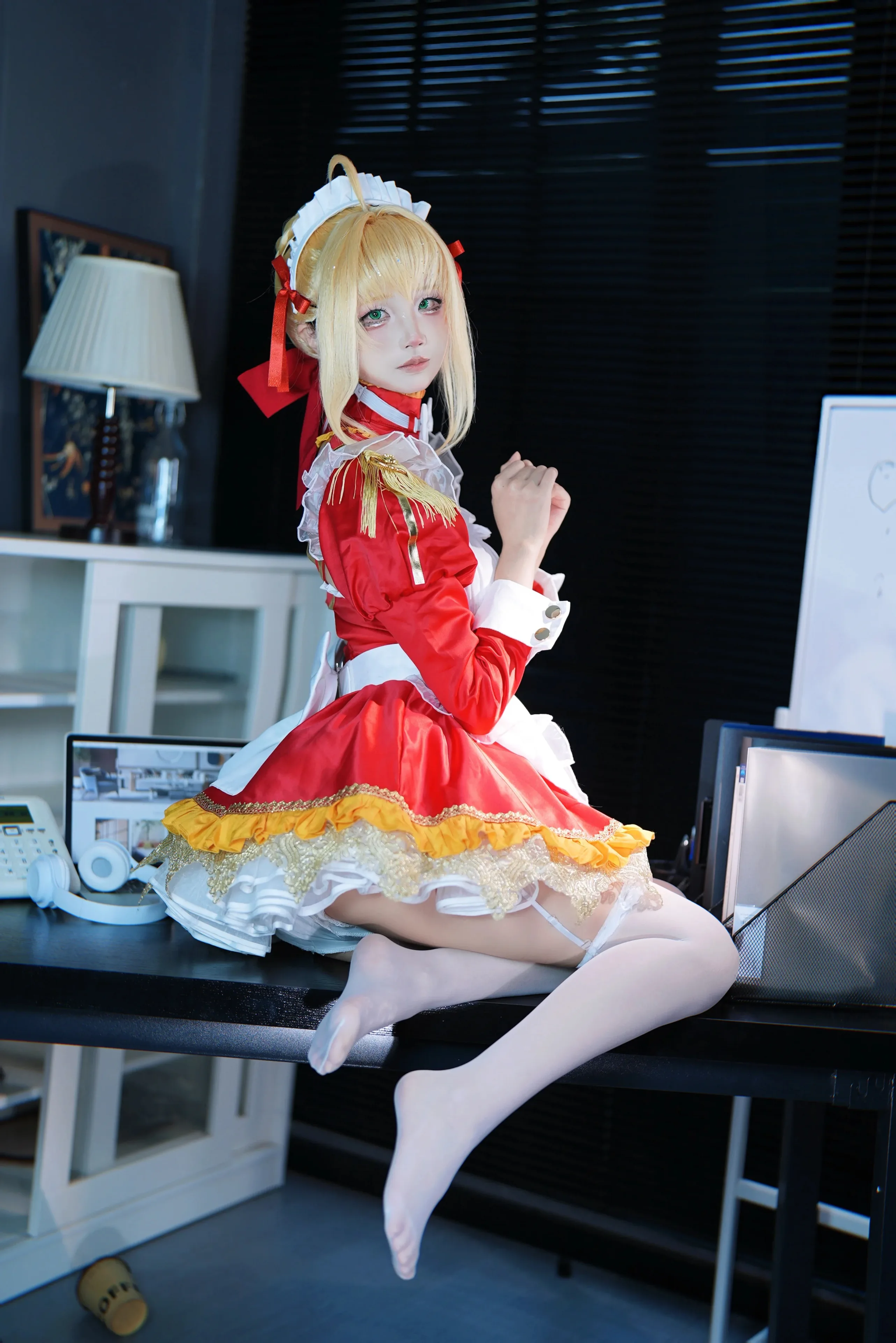 五更百鬼 FGO 尼禄女仆 15P - 第11张写真大图