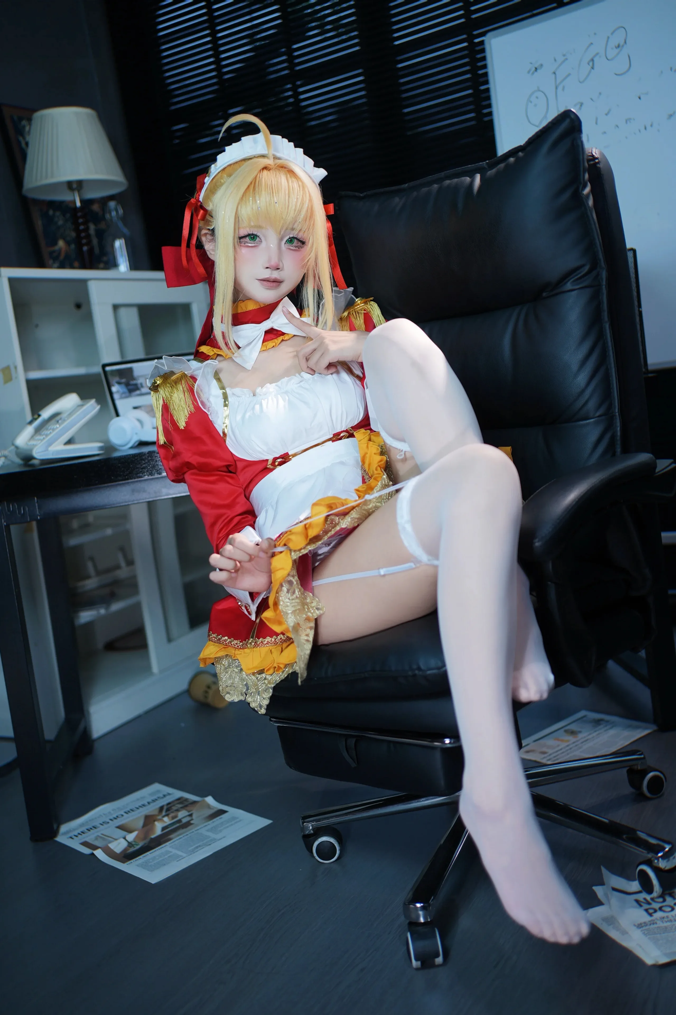 五更百鬼 FGO 尼禄女仆 15P - 第3张写真大图