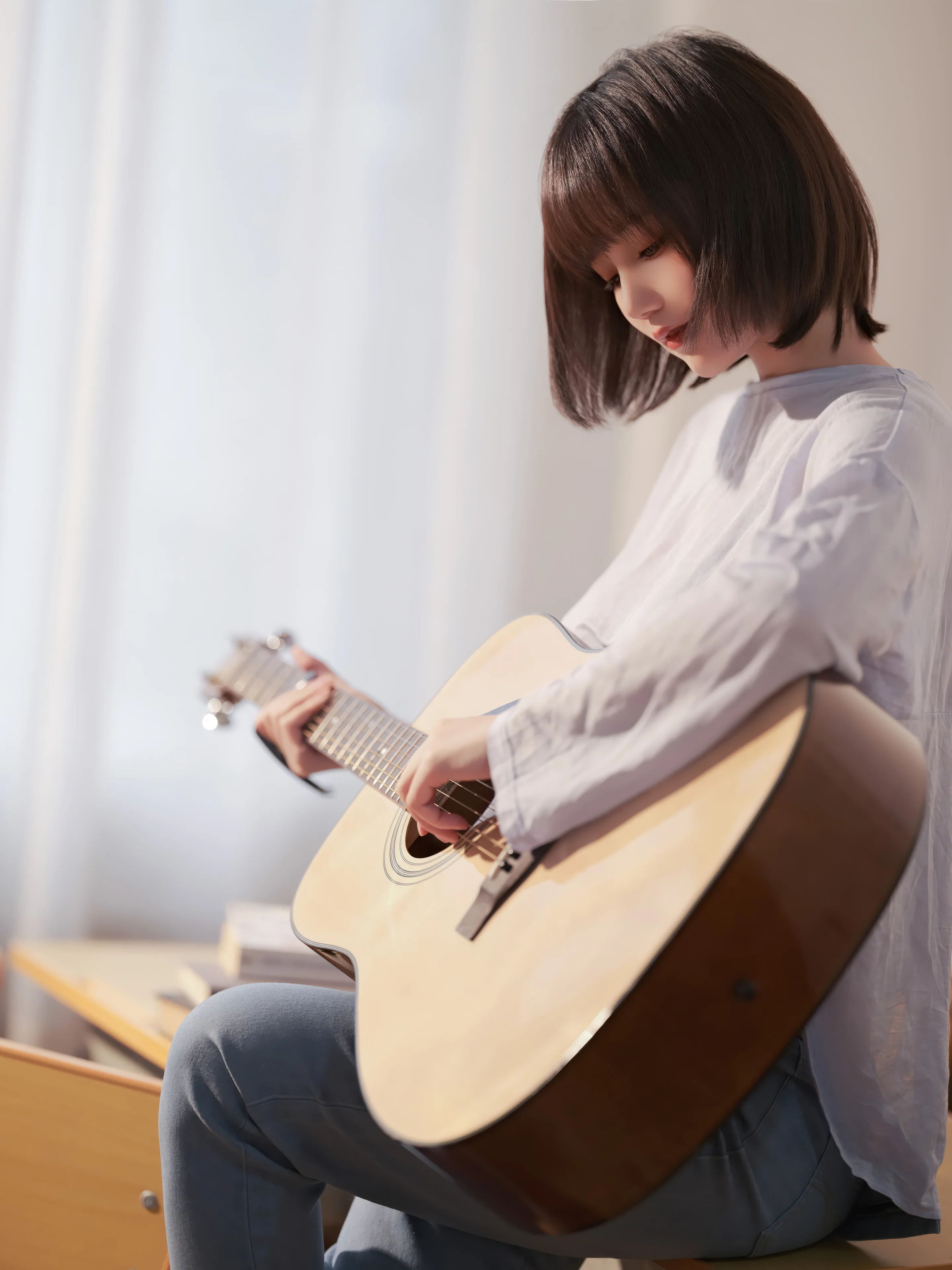 小仓千代w Patreon订阅 吉他少女 20P - 第7张写真大图