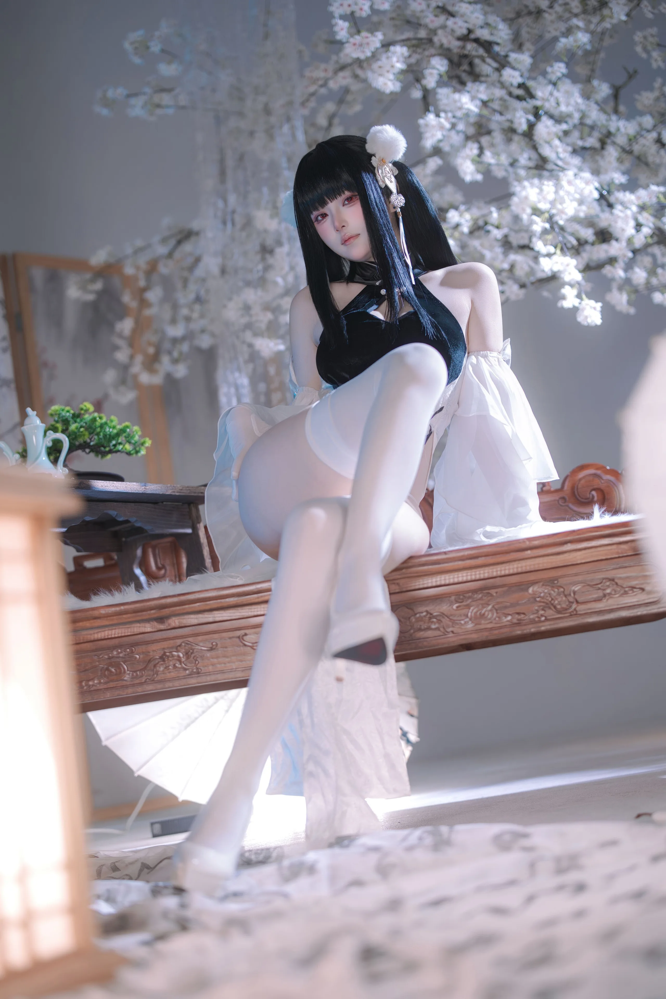 屿鱼 碧蓝航线 史特拉塞·艳书美玉 97P - 第12张写真大图