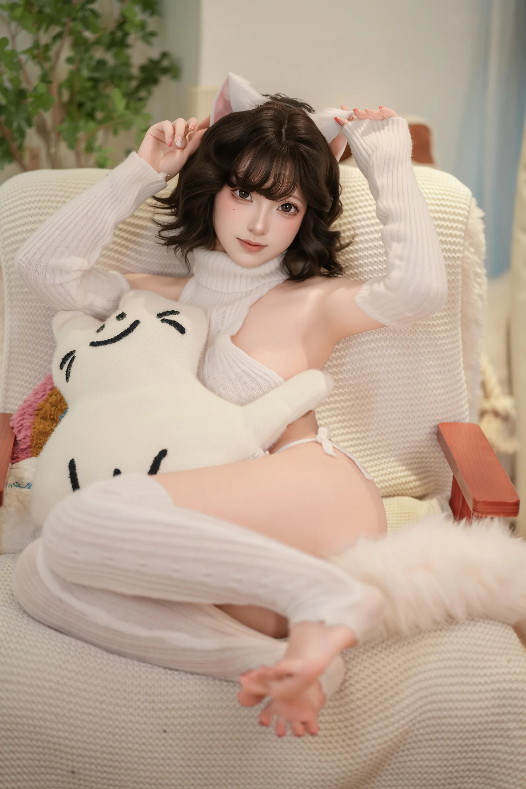 Bangni邦尼 家有小白猫 84P - 第23张写真大图