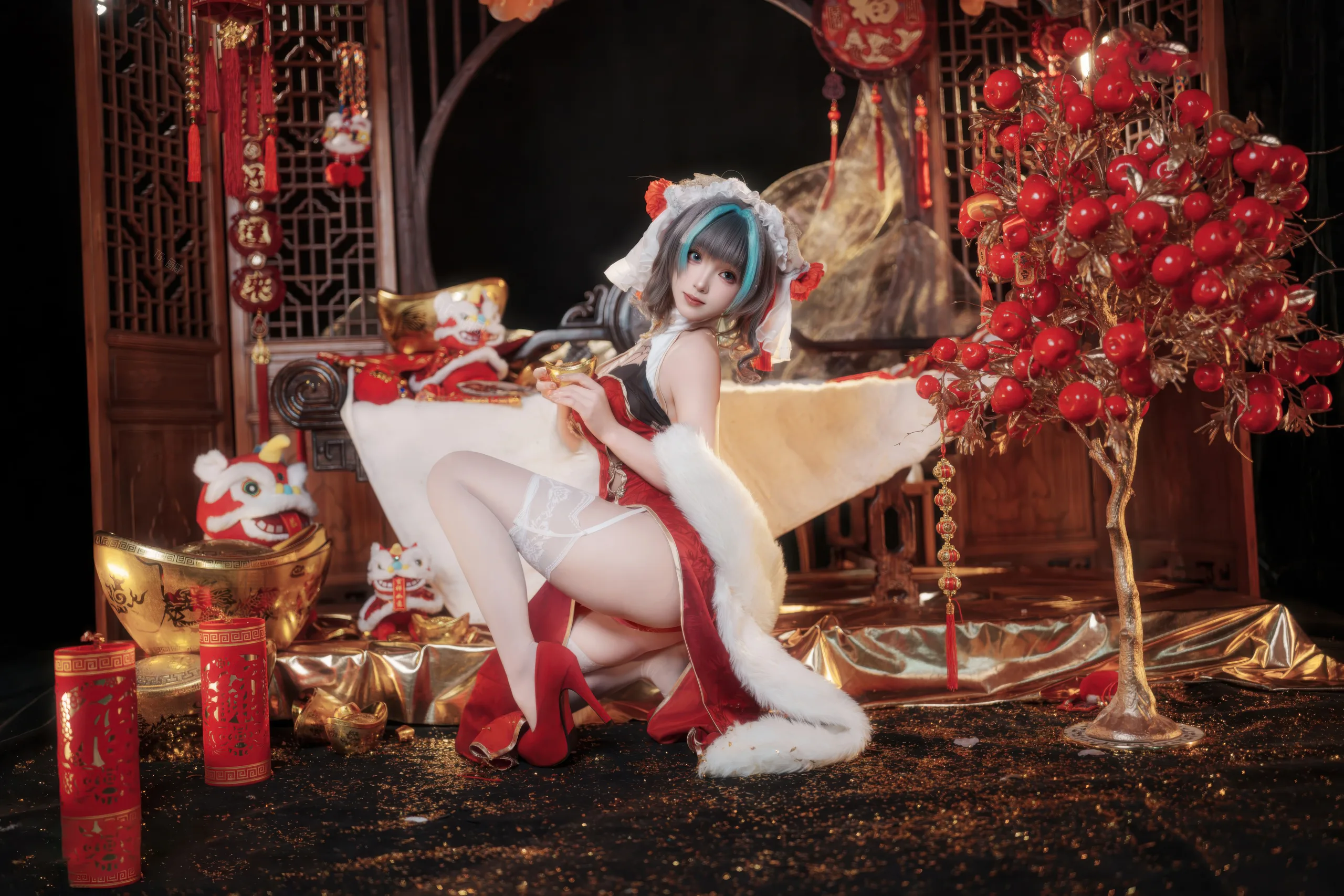 Bangni邦尼 新春柴郡 67P - 第11张写真大图