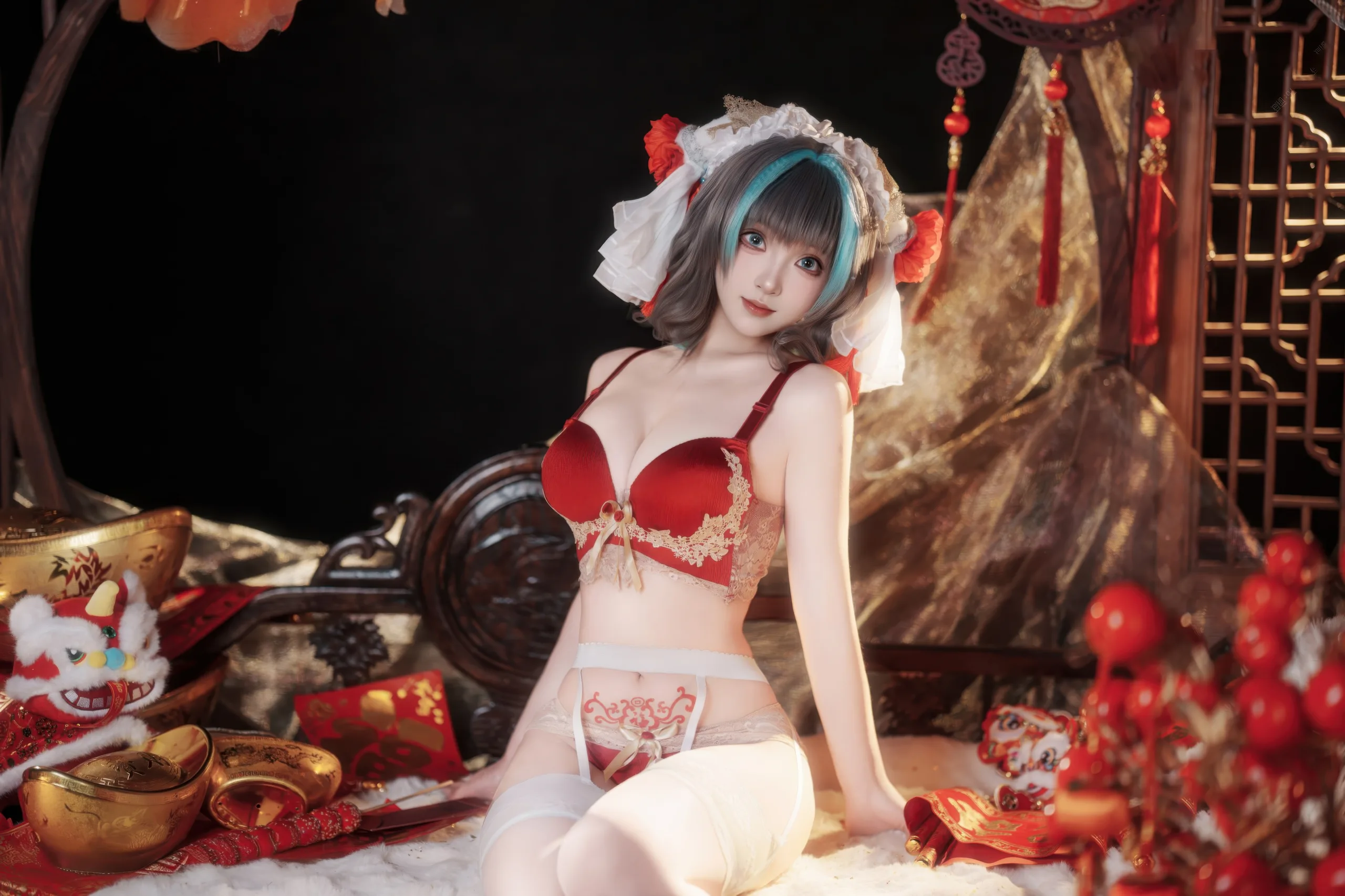 Bangni邦尼 新春柴郡 67P - 第12张写真大图