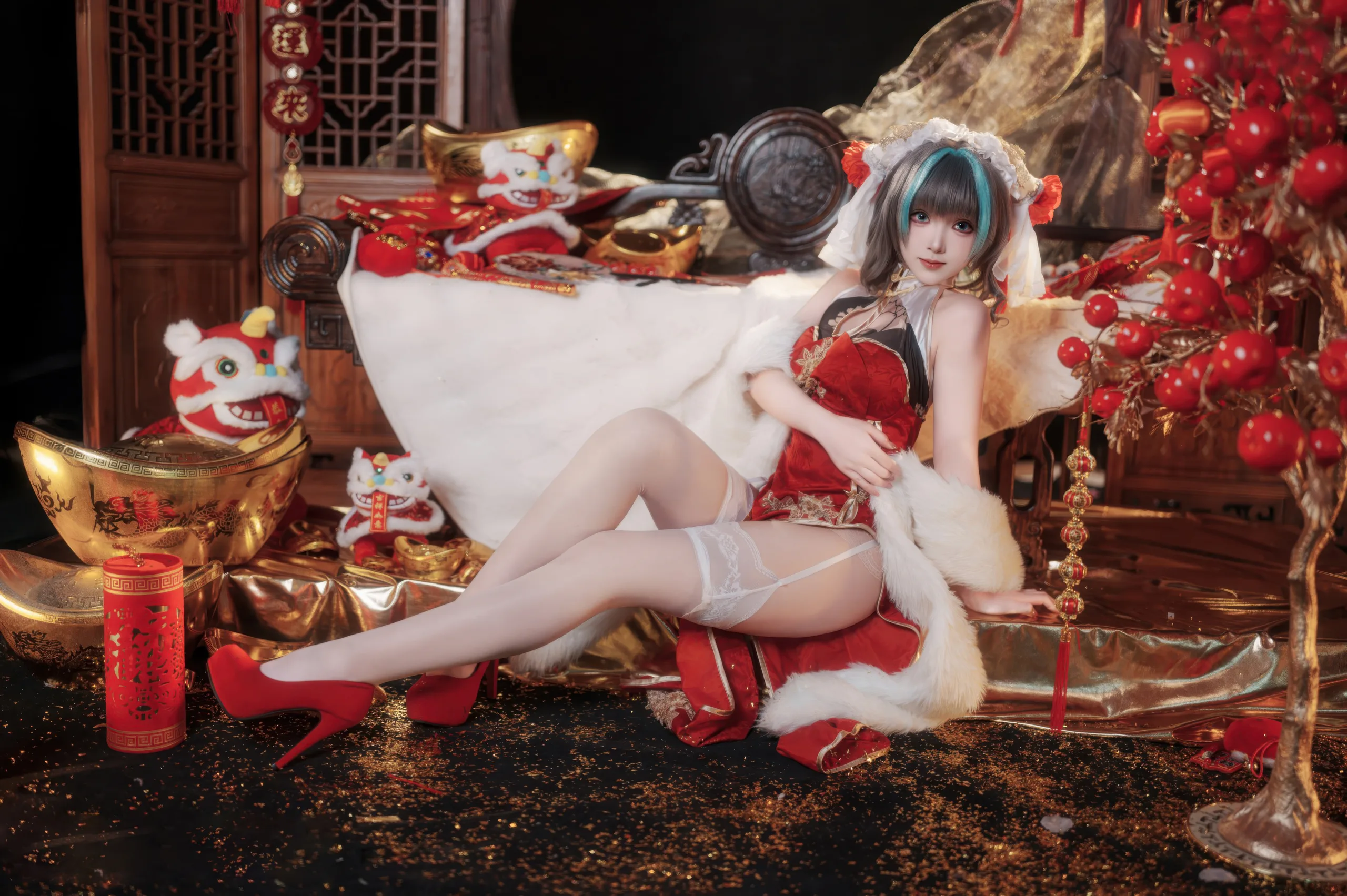Bangni邦尼 新春柴郡 67P - 第14张写真大图