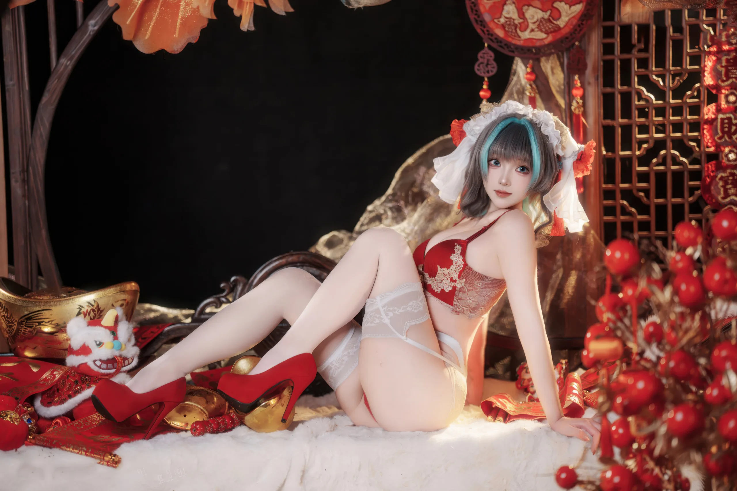 Bangni邦尼 新春柴郡 67P - 第31张写真大图