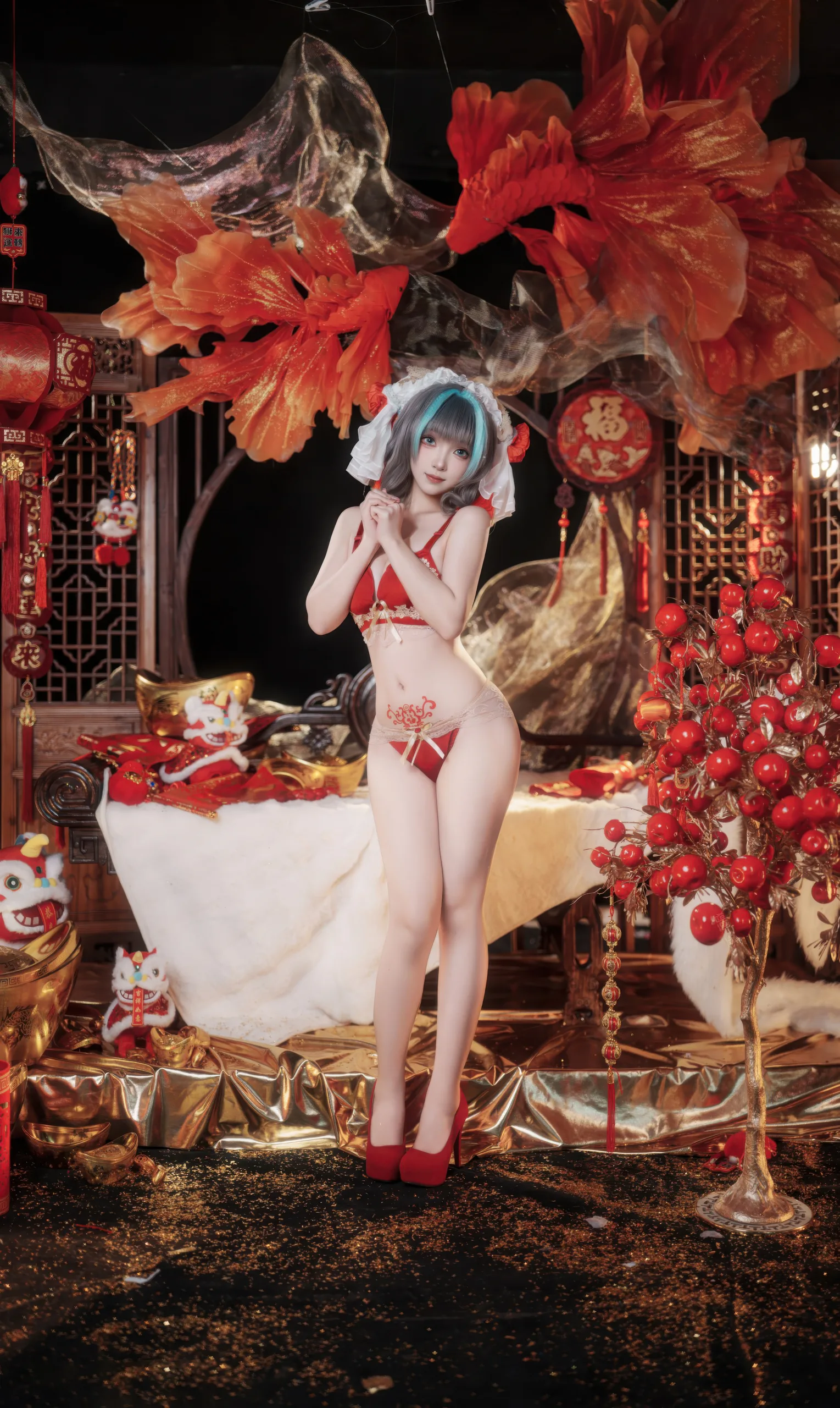 Bangni邦尼 新春柴郡 67P - 第44张写真大图