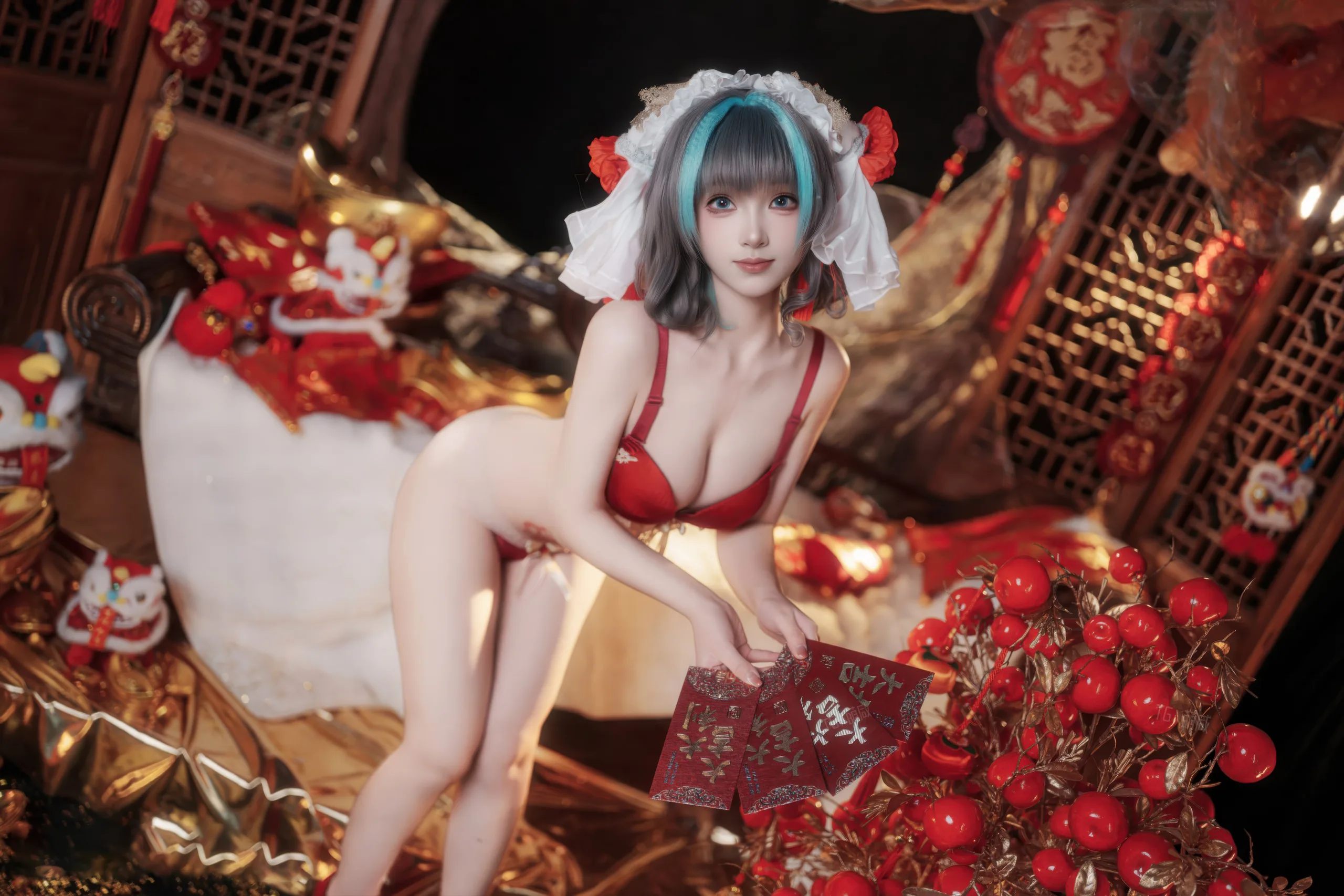 Bangni邦尼 新春柴郡 67P - 第49张写真大图