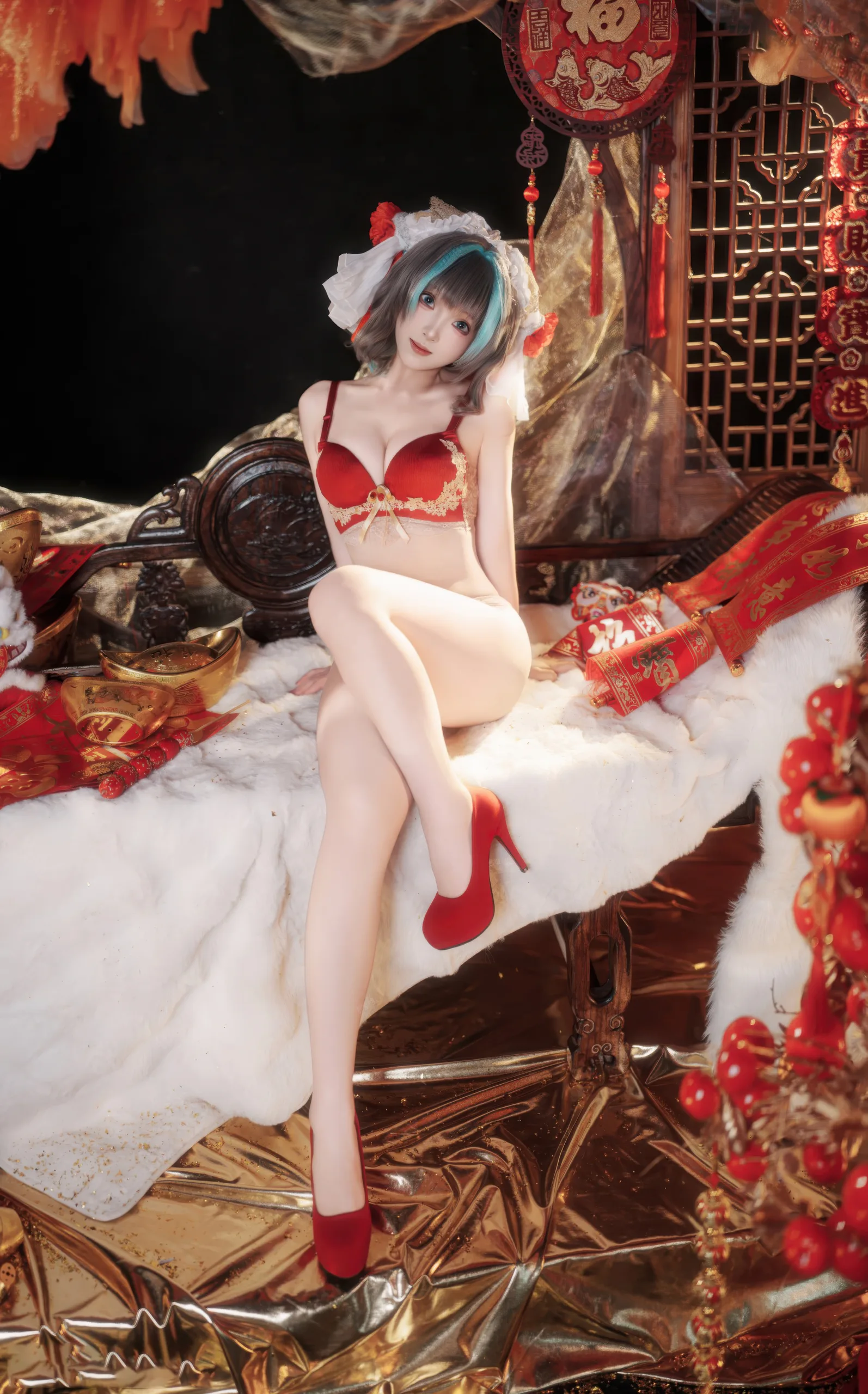 Bangni邦尼 新春柴郡 67P - 第51张写真大图