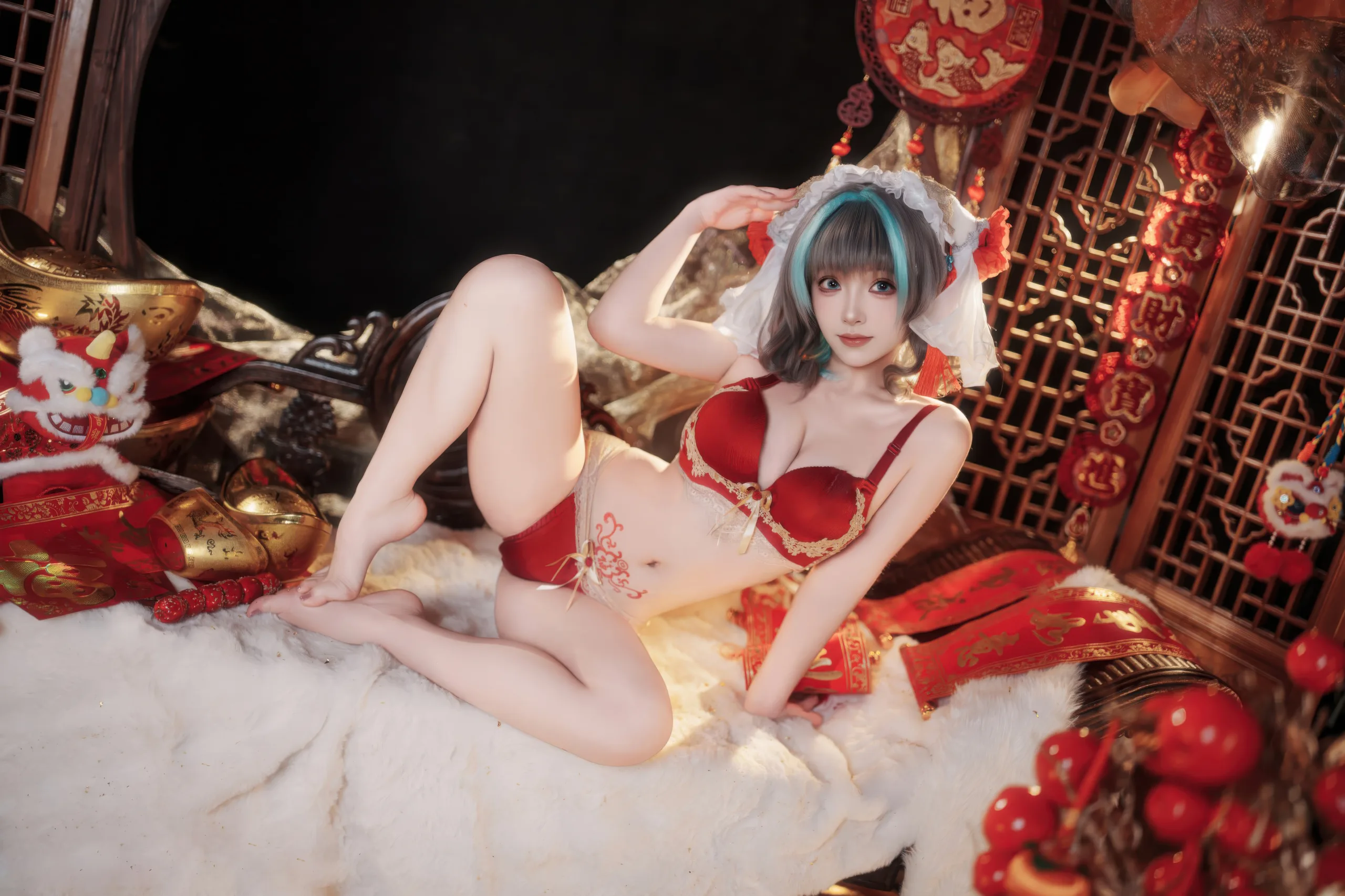 Bangni邦尼 新春柴郡 67P - 第54张写真大图