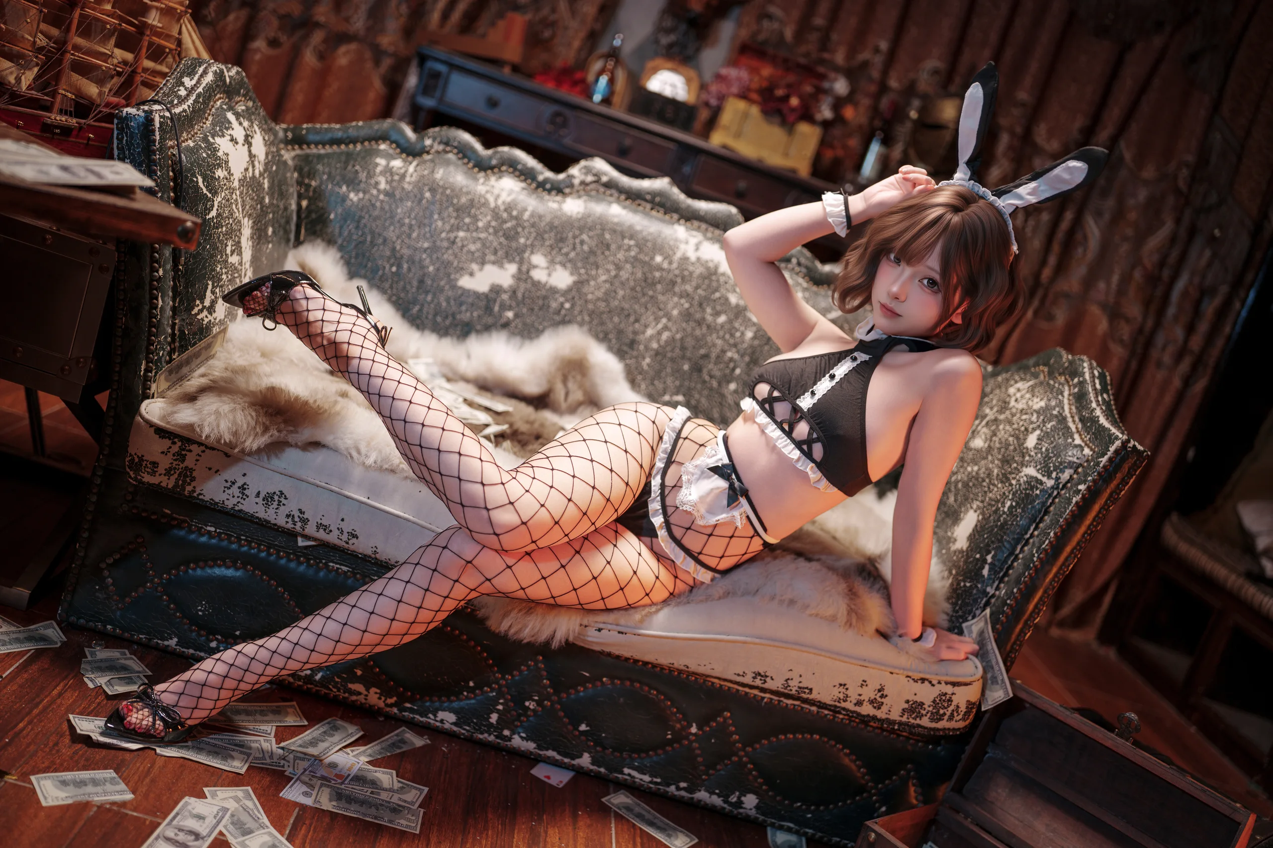 Bangni邦尼 网袜兔女郎 76P - 第20张写真大图