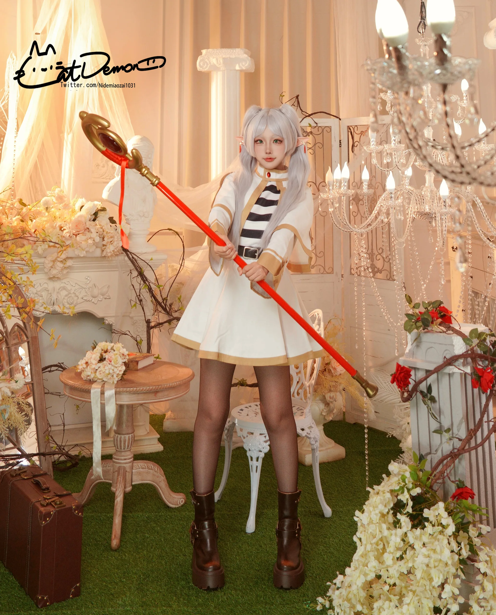 CatDemon喵崽（你的喵崽）NO 028 葬送的芙莉莲 芙莉莲 109P 92GB - 第34张写真大图