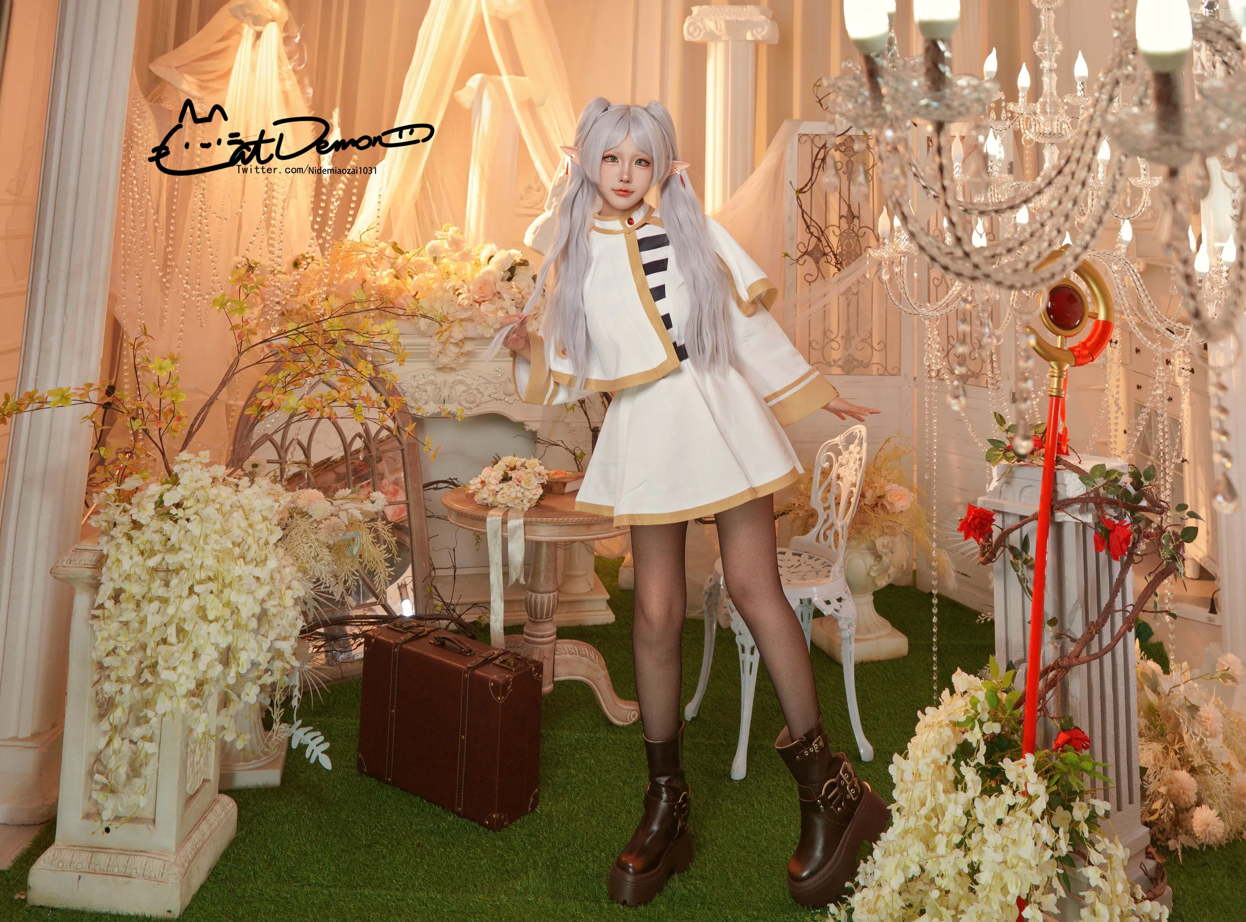 CatDemon喵崽（你的喵崽）NO 028 葬送的芙莉莲 芙莉莲 109P 92GB - 第4张写真大图