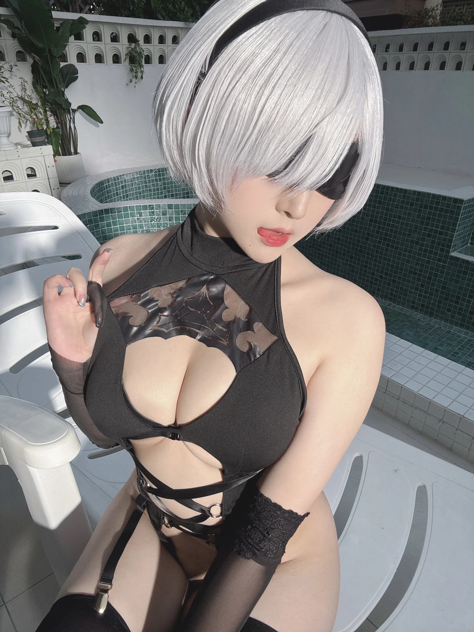 Natsuko夏夏子 NIKKE×NieR 2B水着 83P - 第72张写真大图