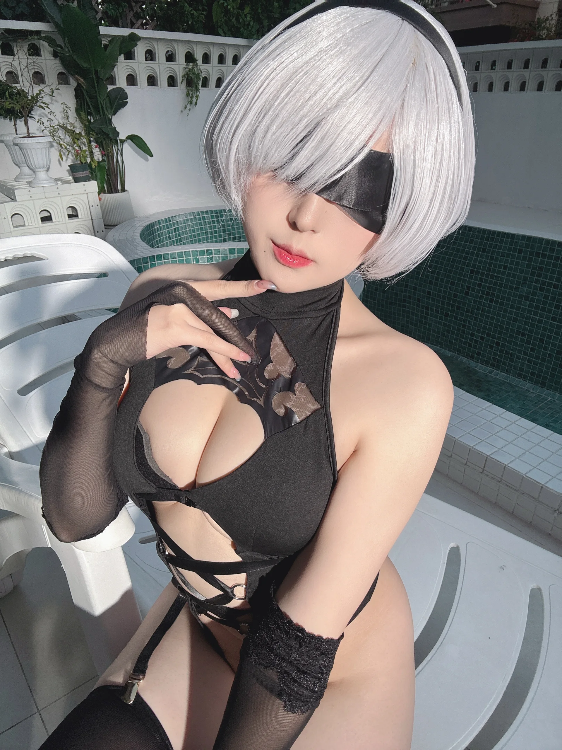 Natsuko夏夏子 NIKKE×NieR 2B水着 83P - 第82张写真大图