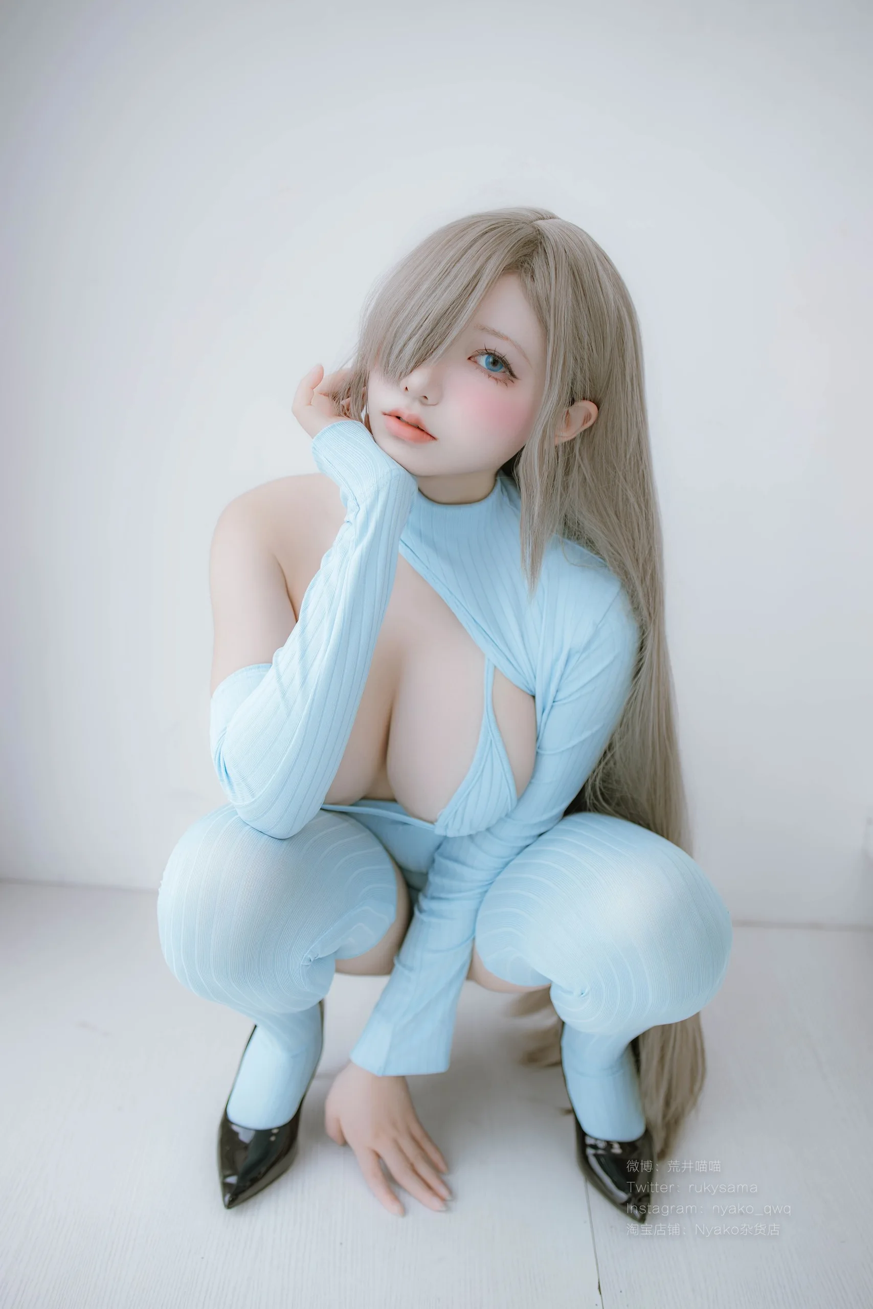 Nyako喵子 电子版57 蔚蓝档案 一之濑明日奈3 120P - 第97张写真大图