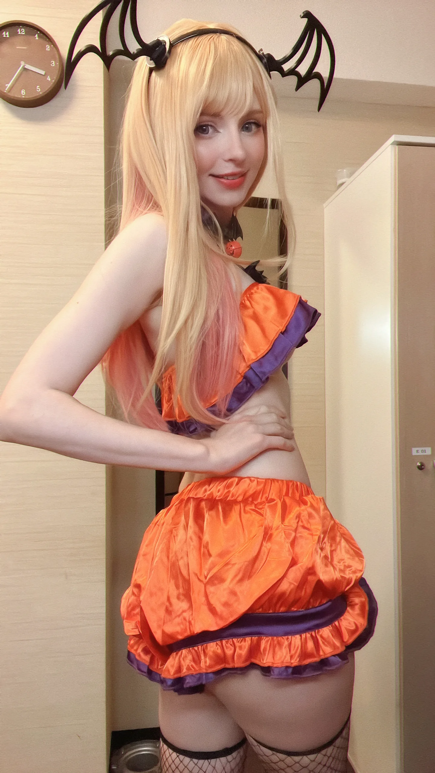 Peach milky Marin Halloween 50P - 第16张写真大图