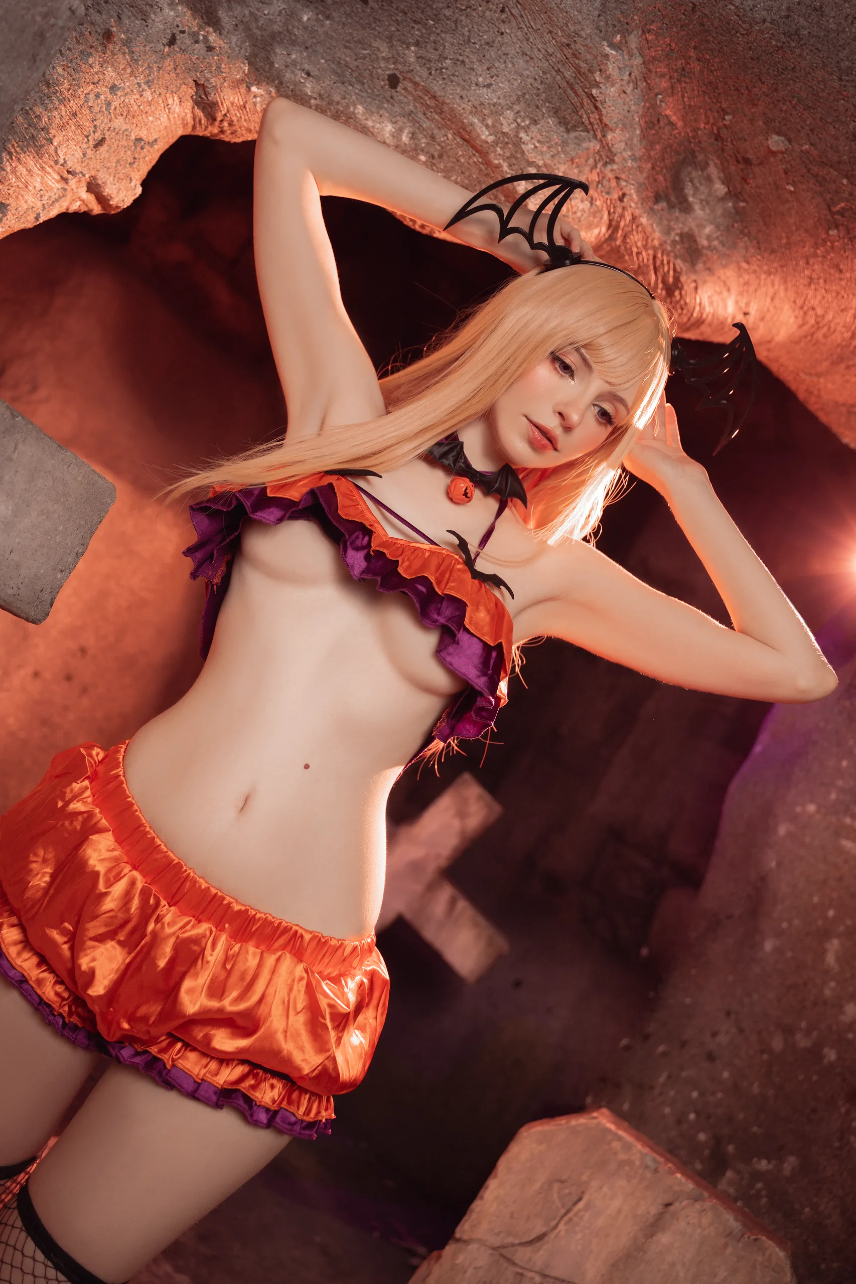 Peach milky Marin Halloween 50P - 第19张写真大图