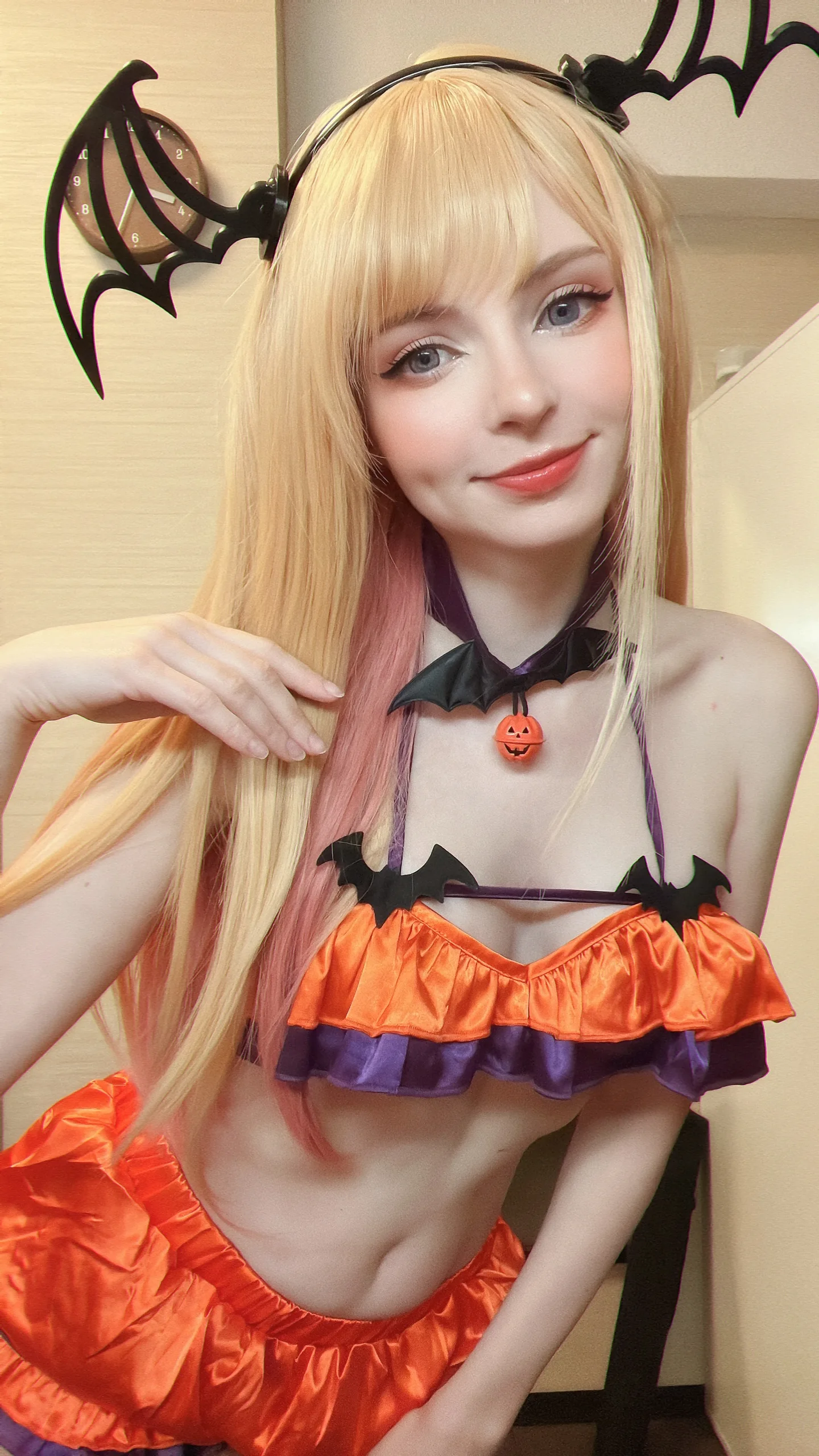 Peach milky Marin Halloween 50P - 第8张写真大图