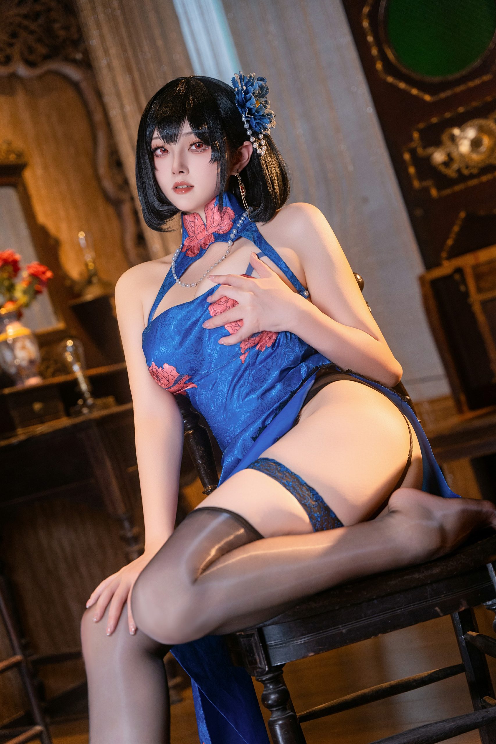 《碧蓝航线》镇海写真特辑：夏夏子极简视效展示 - 第39张写真大图