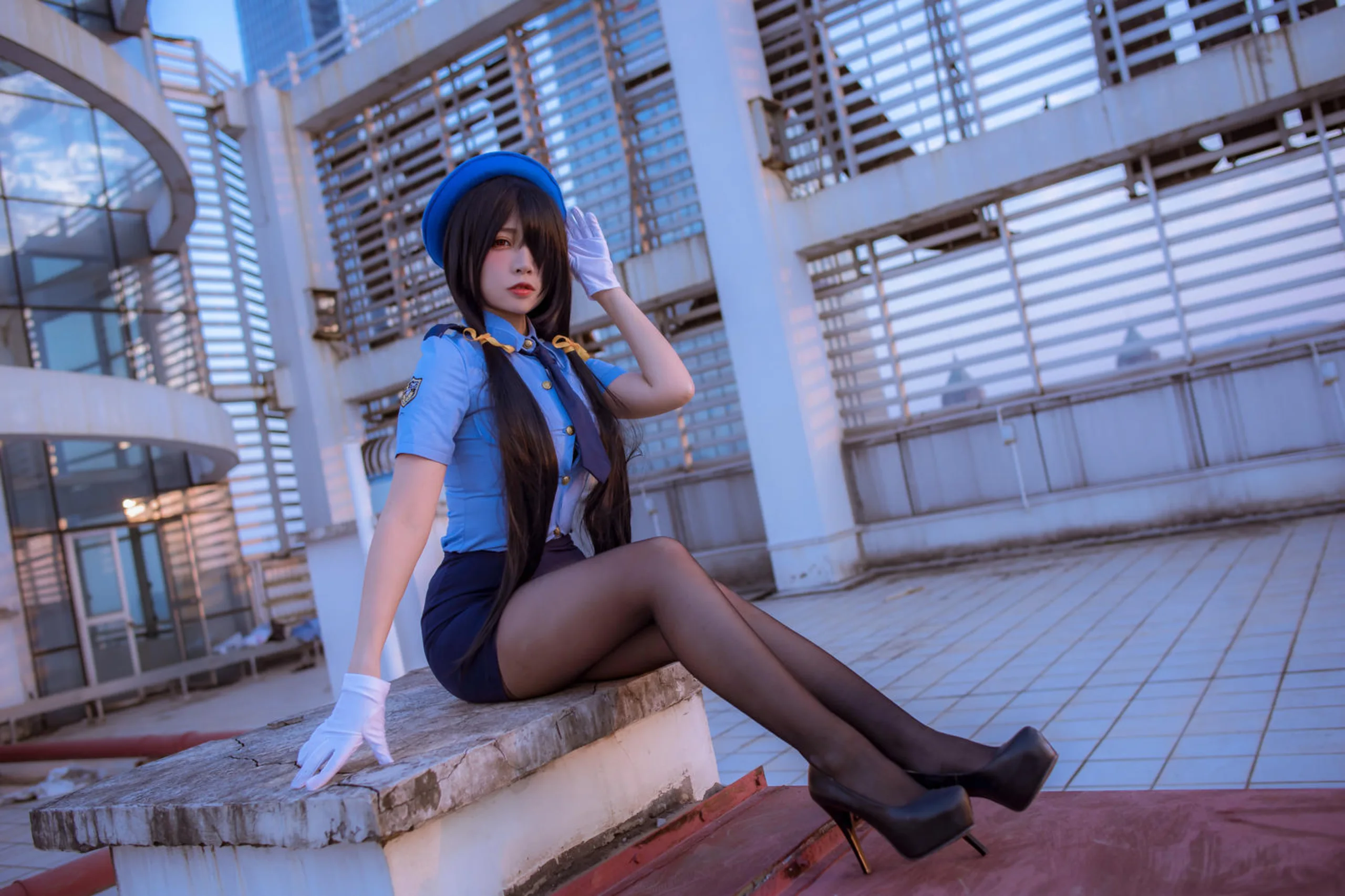 二佐Nisa 约会大作战 狂三 女警 28P - 第11张写真大图