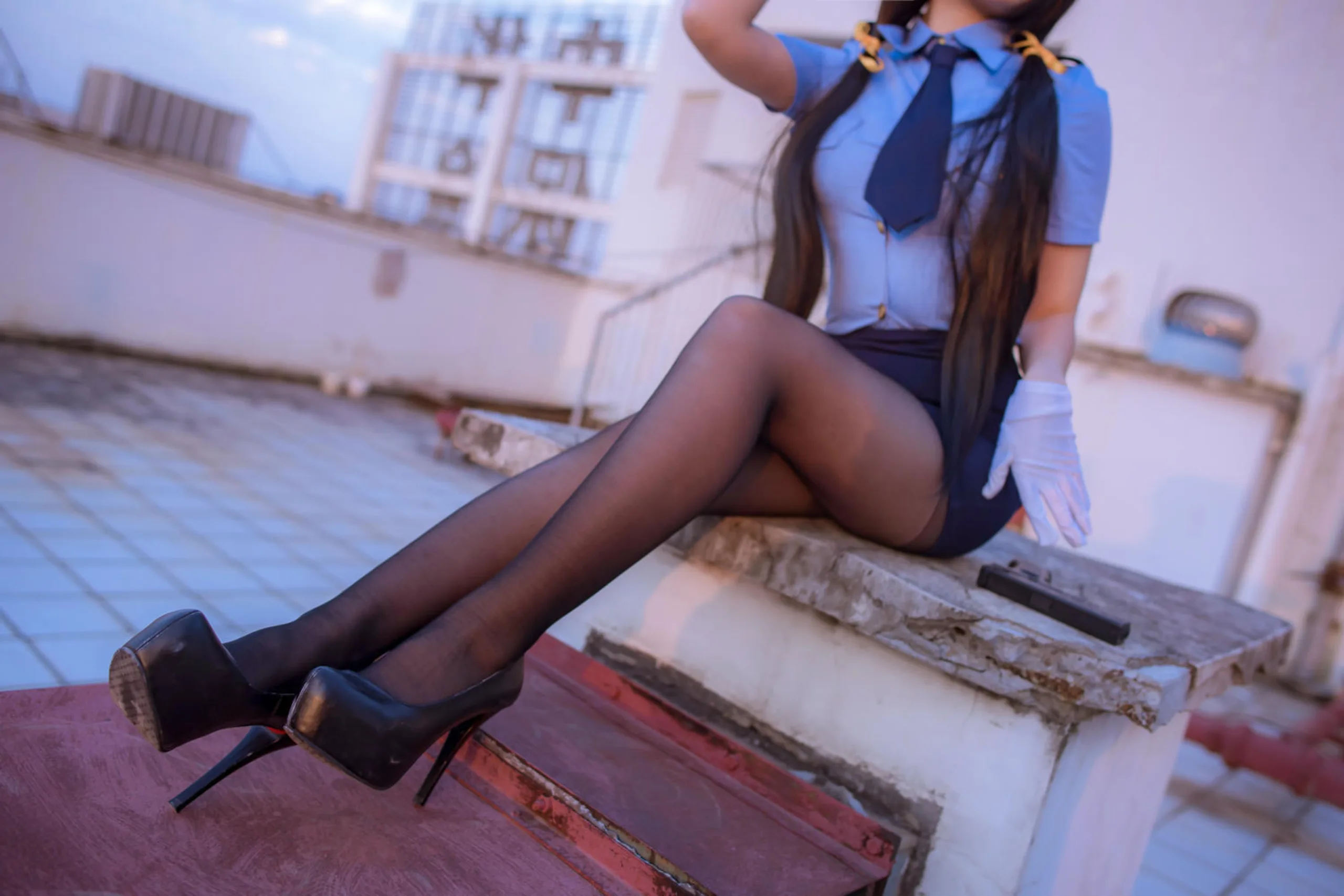 二佐Nisa 约会大作战 狂三 女警 28P - 第13张写真大图
