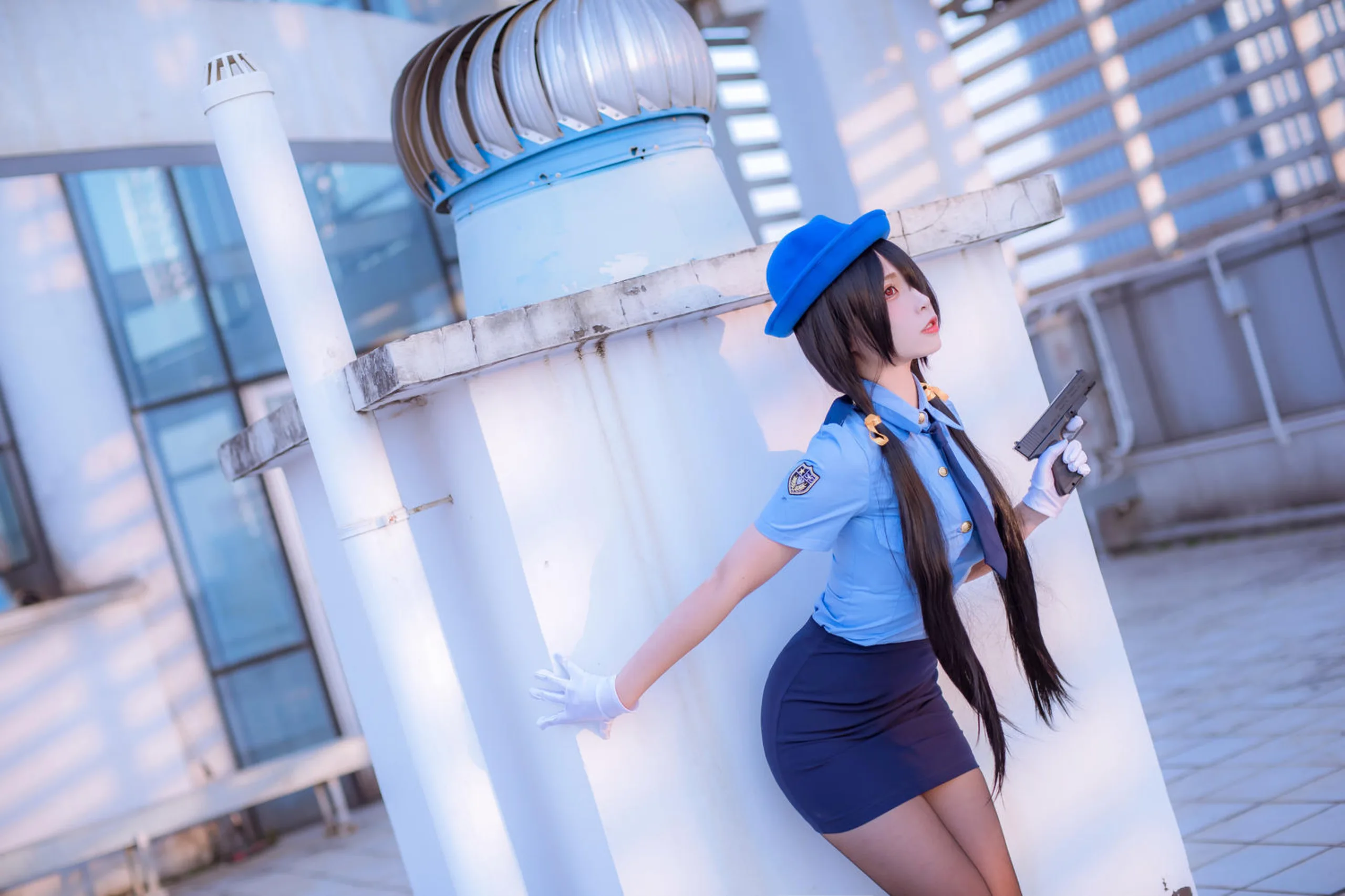 二佐Nisa 约会大作战 狂三 女警 28P - 第24张写真大图