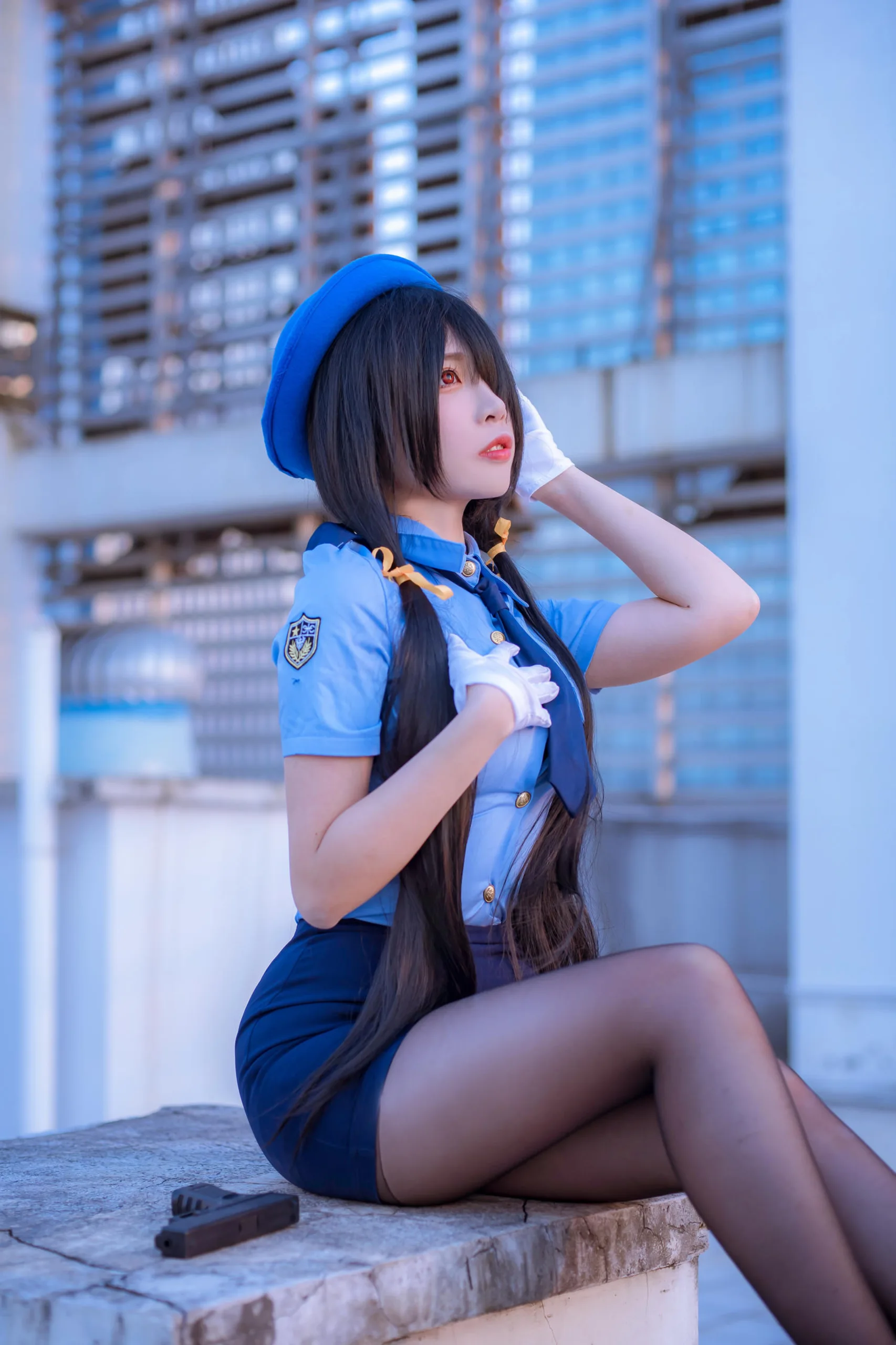 二佐Nisa 约会大作战 狂三 女警 28P - 第4张写真大图