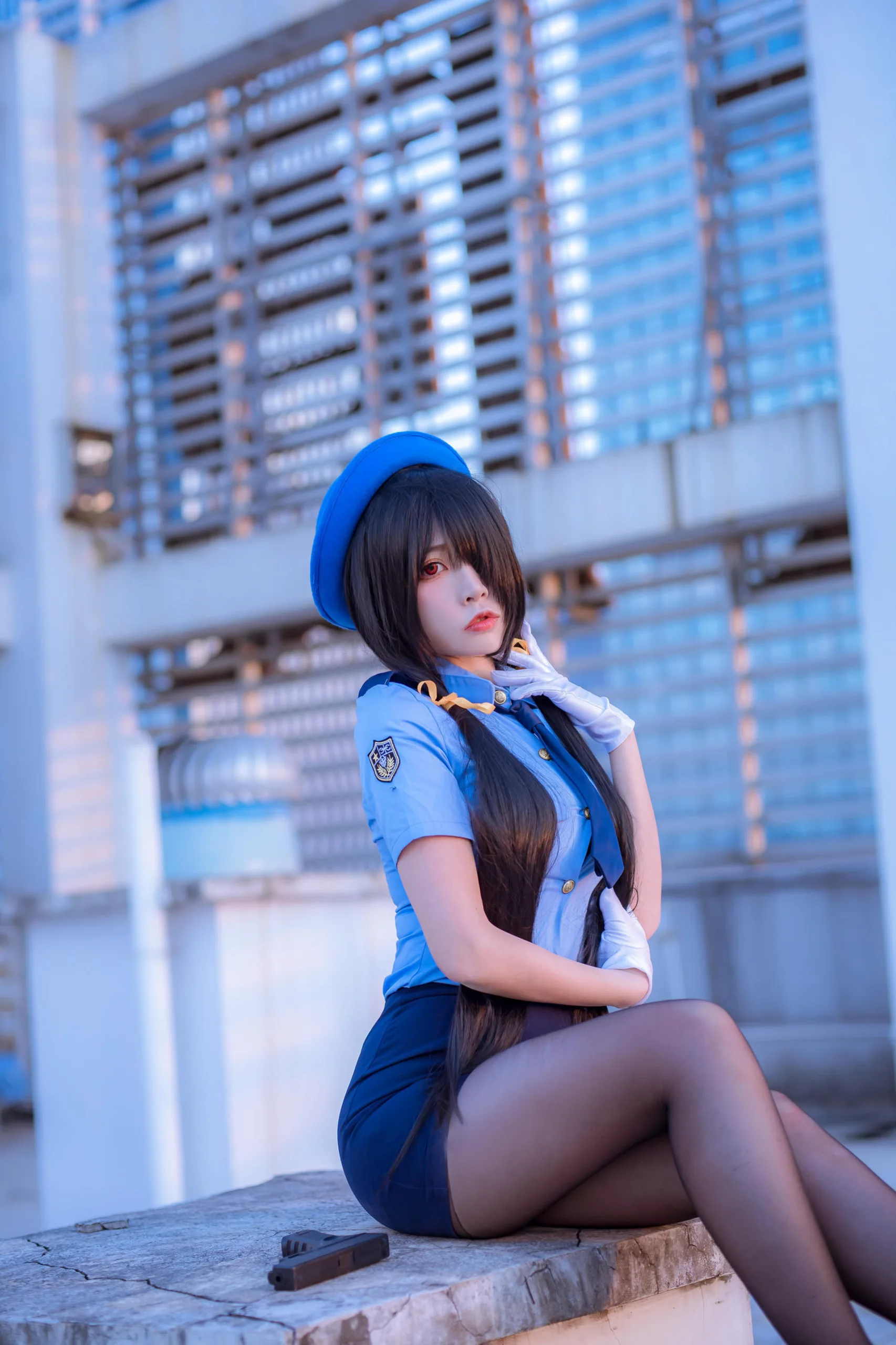 二佐Nisa 约会大作战 狂三 女警 28P - 第9张写真大图