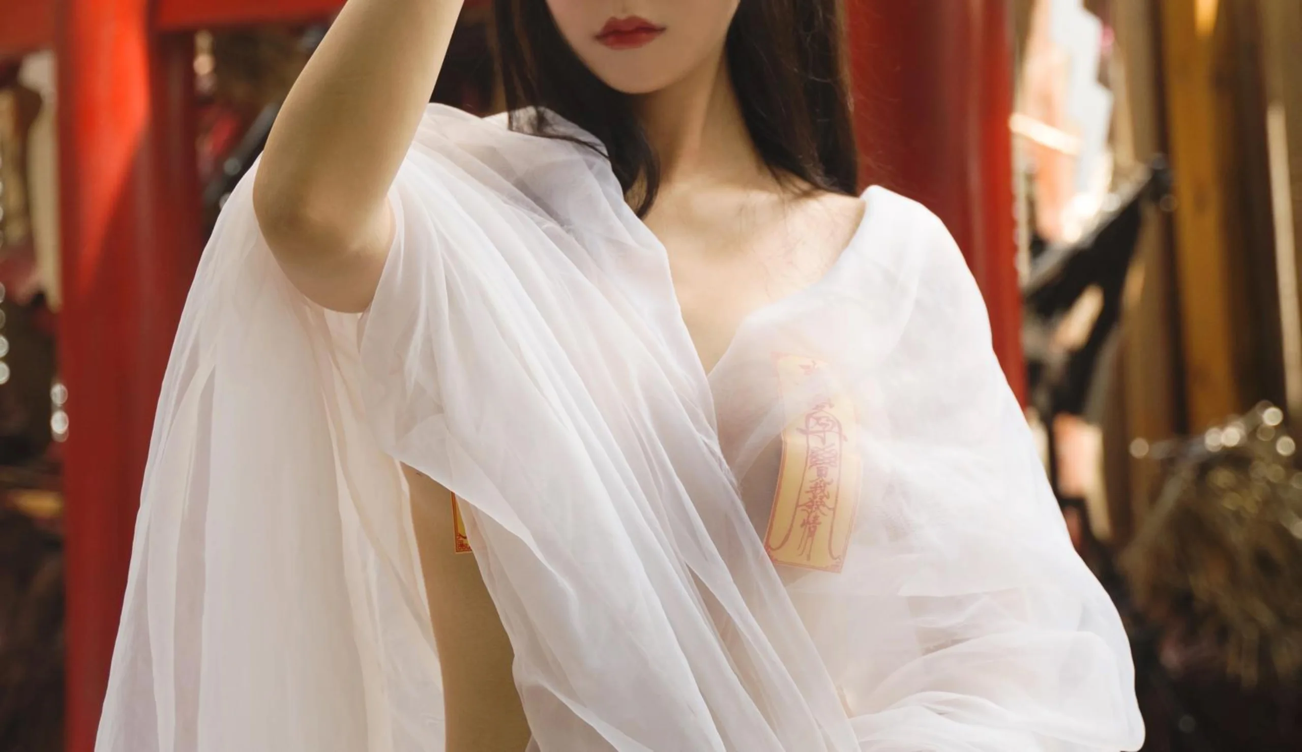 亚马逊鲶鱼 神社符纸巫女 96P - 第92张写真大图