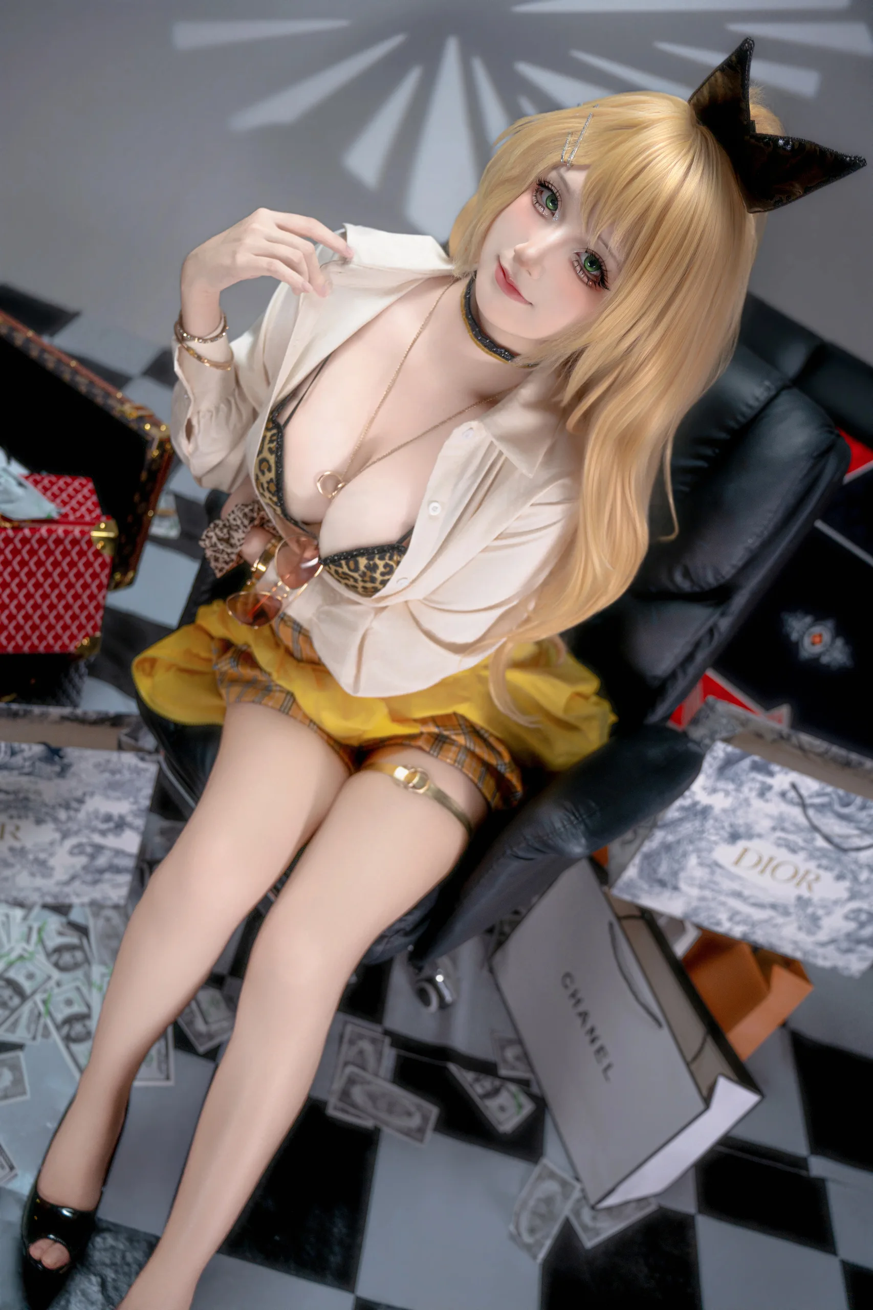 十悲伤小木十 胜利女神：妮姬 露菲 原皮 36P - 第8张写真大图