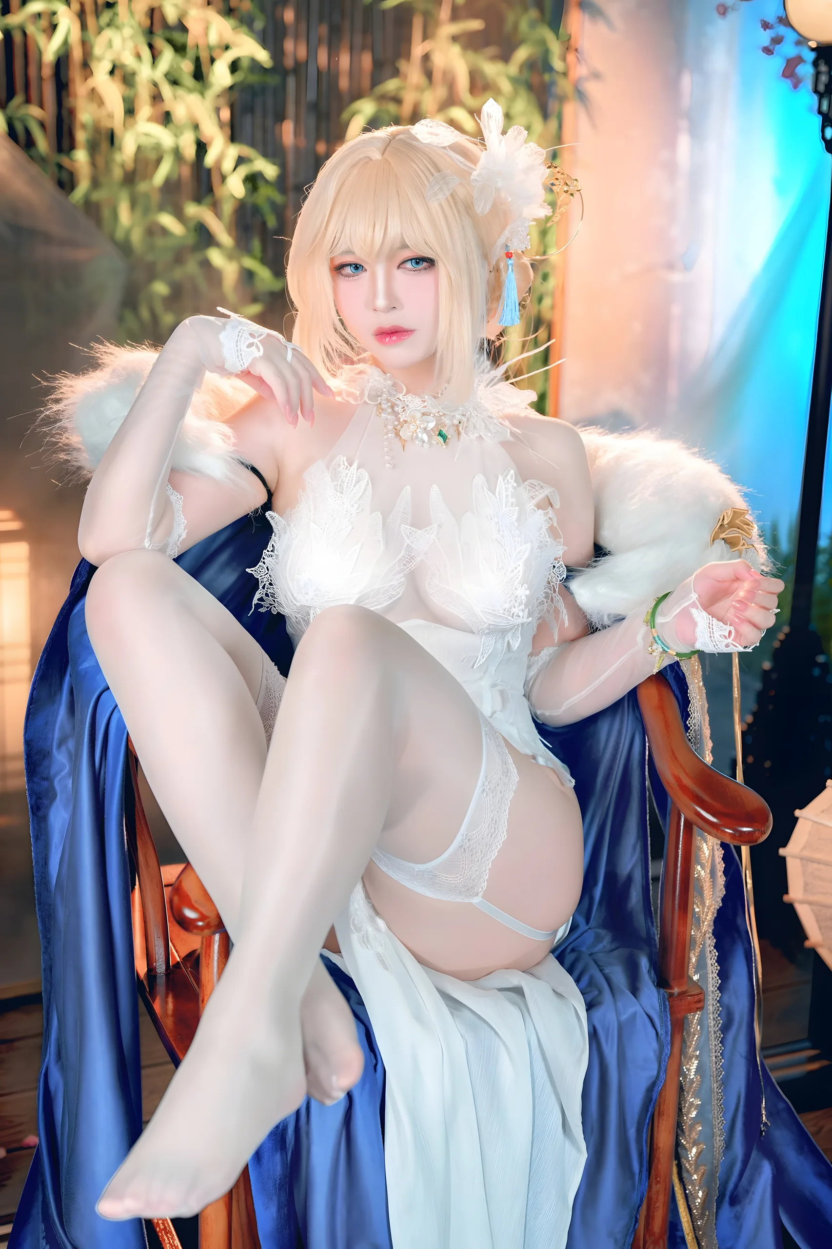 半半子 贞德 灯花祝装圣女 灯火佳期 59P - 第11张写真大图