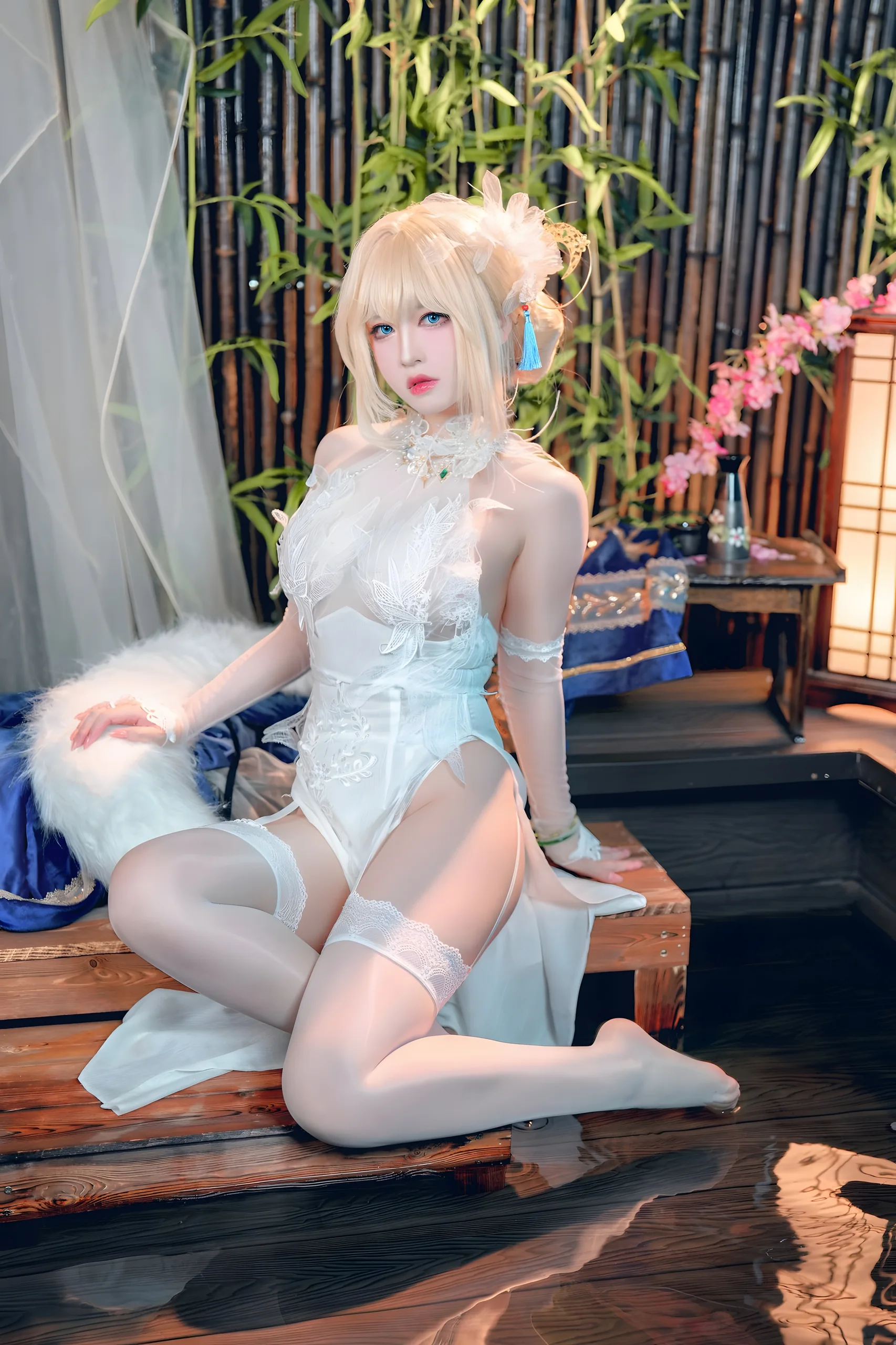 半半子 贞德 灯花祝装圣女 灯火佳期 59P - 第27张写真大图