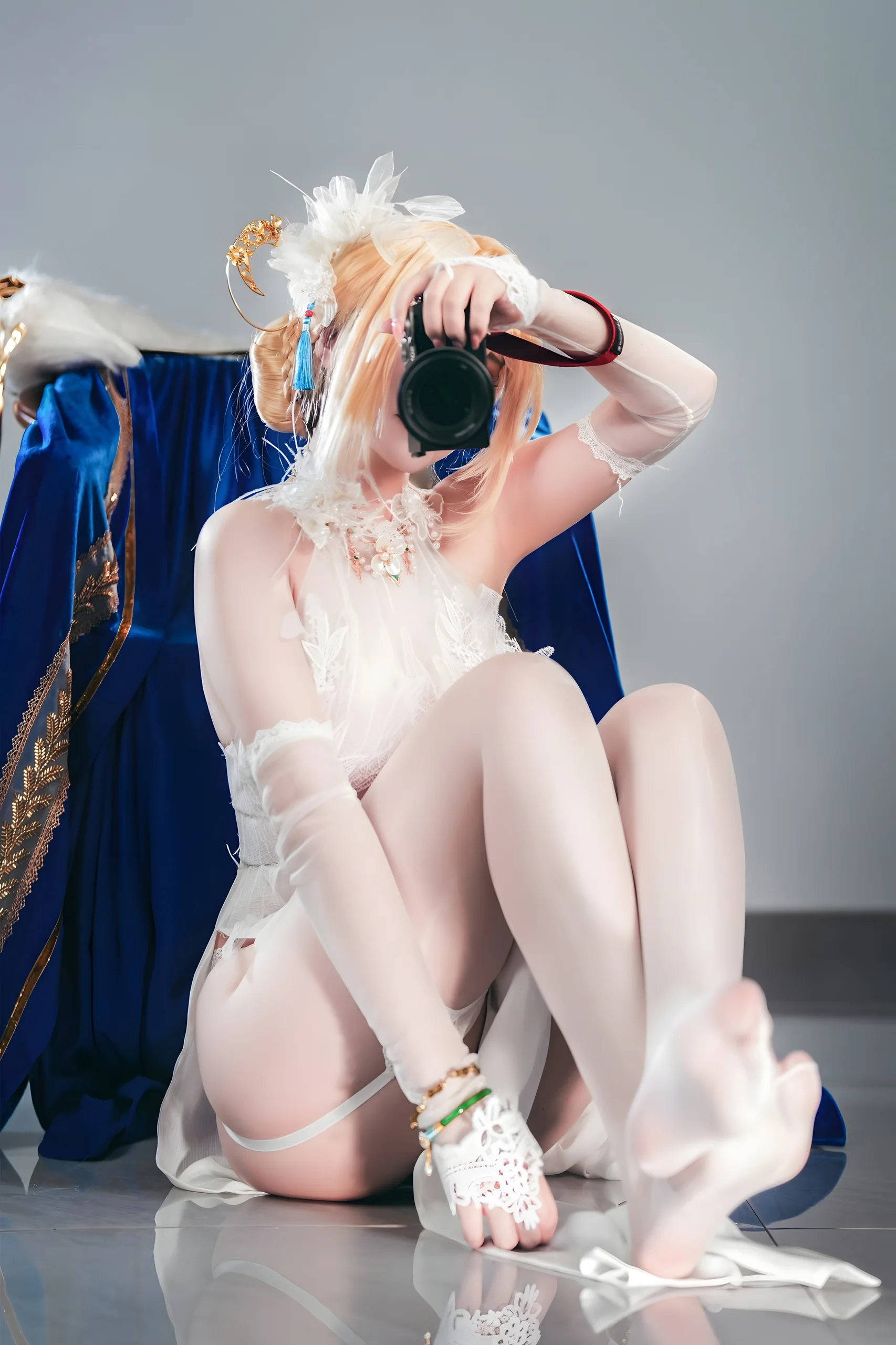 半半子 贞德 灯花祝装圣女 灯火佳期 59P - 第48张写真大图