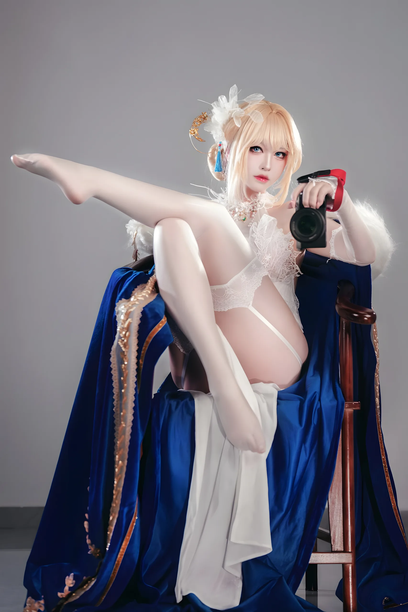 半半子 贞德 灯花祝装圣女 灯火佳期 59P - 第52张写真大图