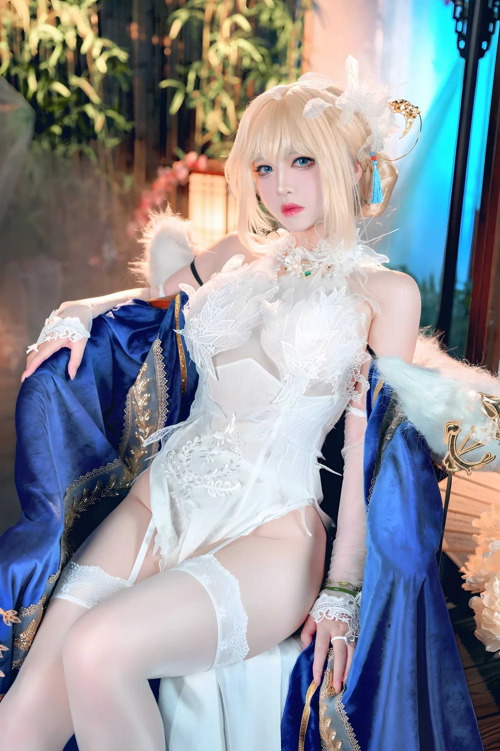 半半子 贞德 灯花祝装圣女 灯火佳期 59P - 第7张写真大图