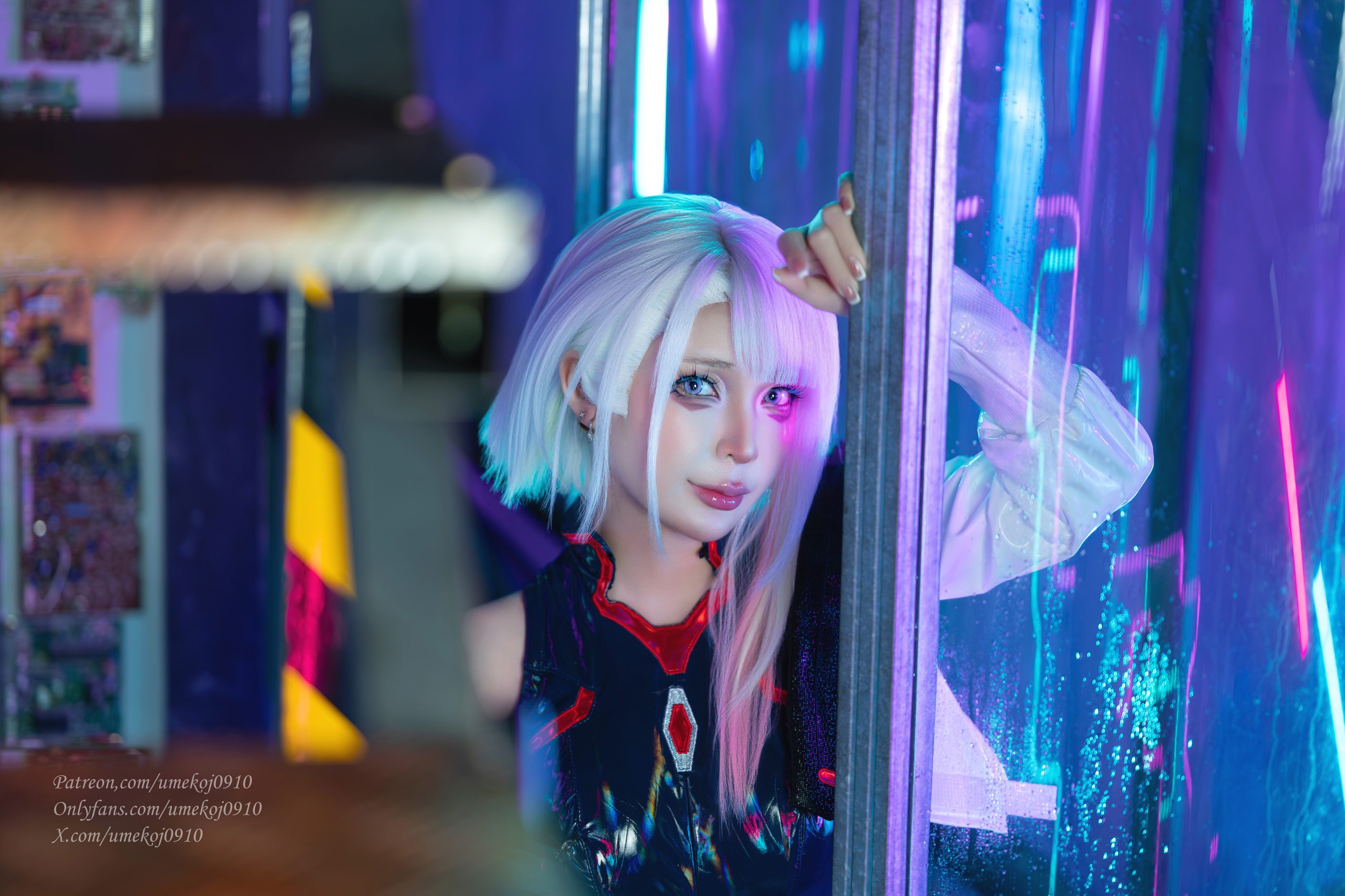《赛博朋克：边缘行者》露西COS正片：梅子冷艳气质记录 - 第11张写真大图